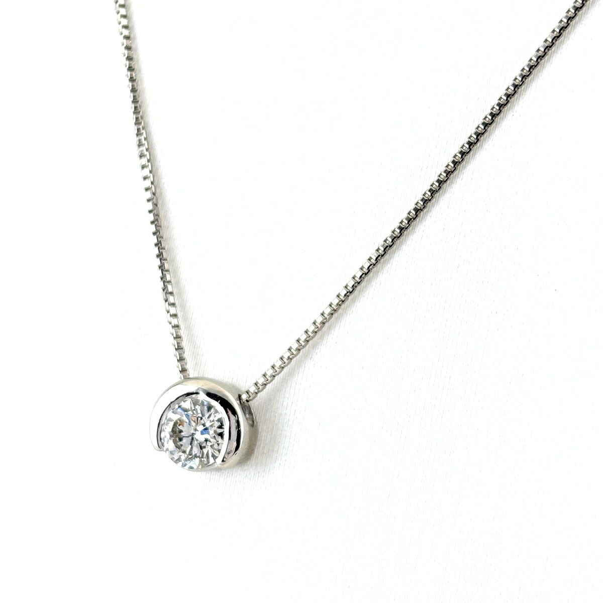 ダイヤモンド デザインネックレス プラチナ ペンダント ネックレス Pt1000 Pt950 Pt850 レディース 【中古】|バイセル 店