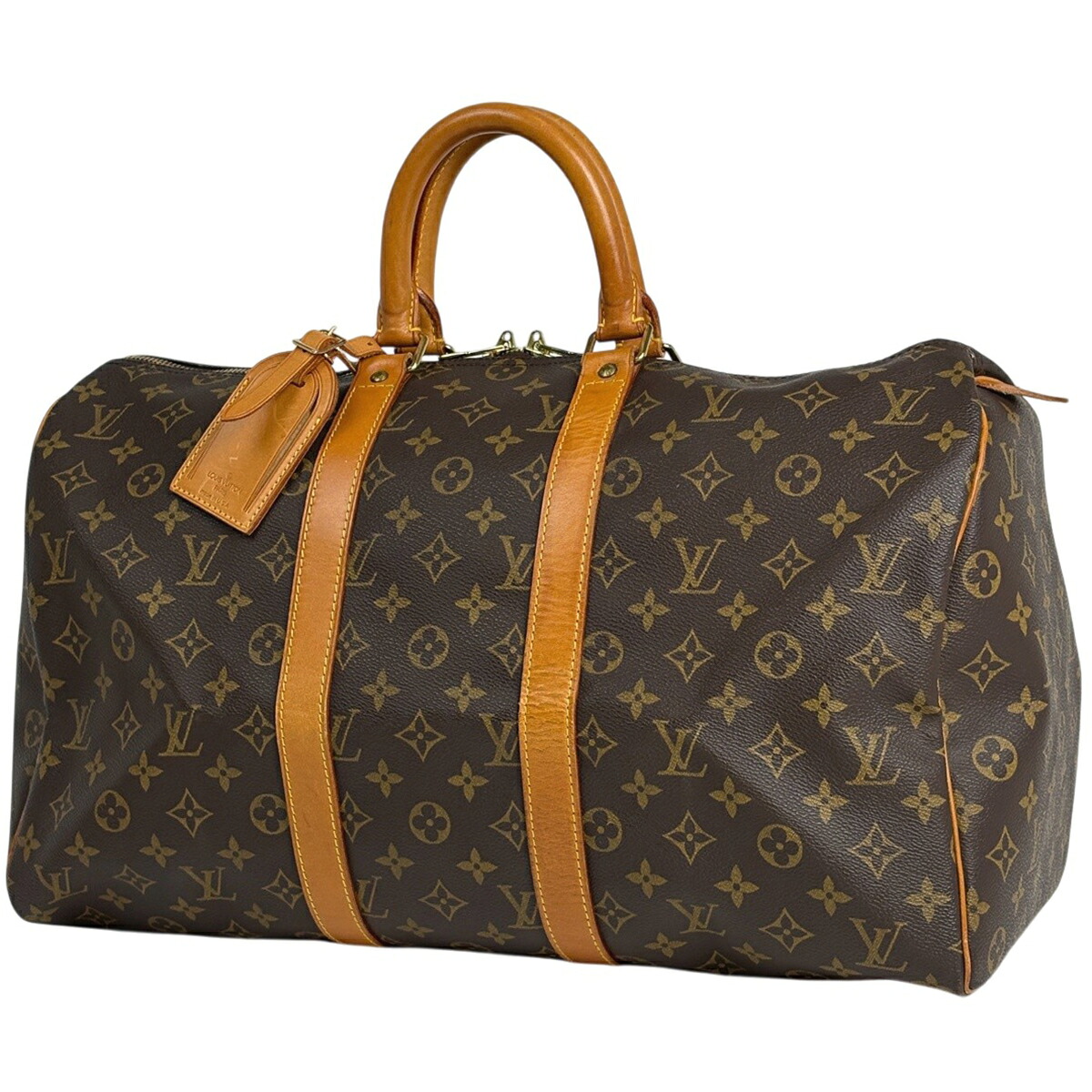 ルイ・ヴィトン Louis Vuitton キーポル45 ハンドバッグ ボストンバッグ モノグラム ブラウン M41428 レディース 【中古】｜バイセル 店