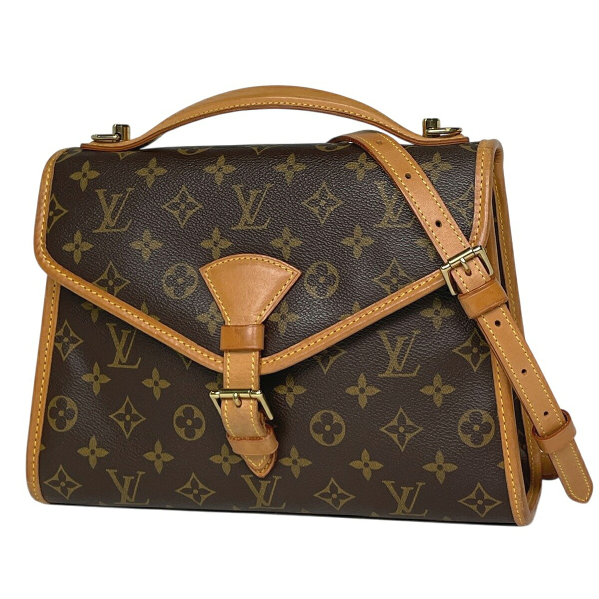 ルイ・ヴィトン Louis Vuitton ベルエア ハンドバッグ ショルダーバッグ 2WAY モノグラム ブラウン M51122 レディース 【中古】|バイセル 店