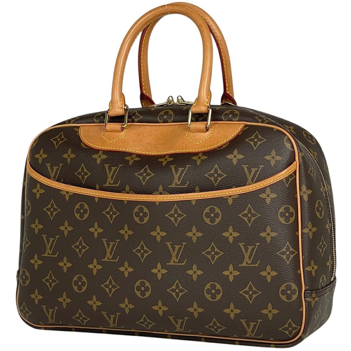 ルイ・ヴィトン Louis Vuitton ドーヴィル ハンドバッグ ボーリングヴァニティ モノグラム ブラウン M47270 レディース 【中古】｜バイセル 店