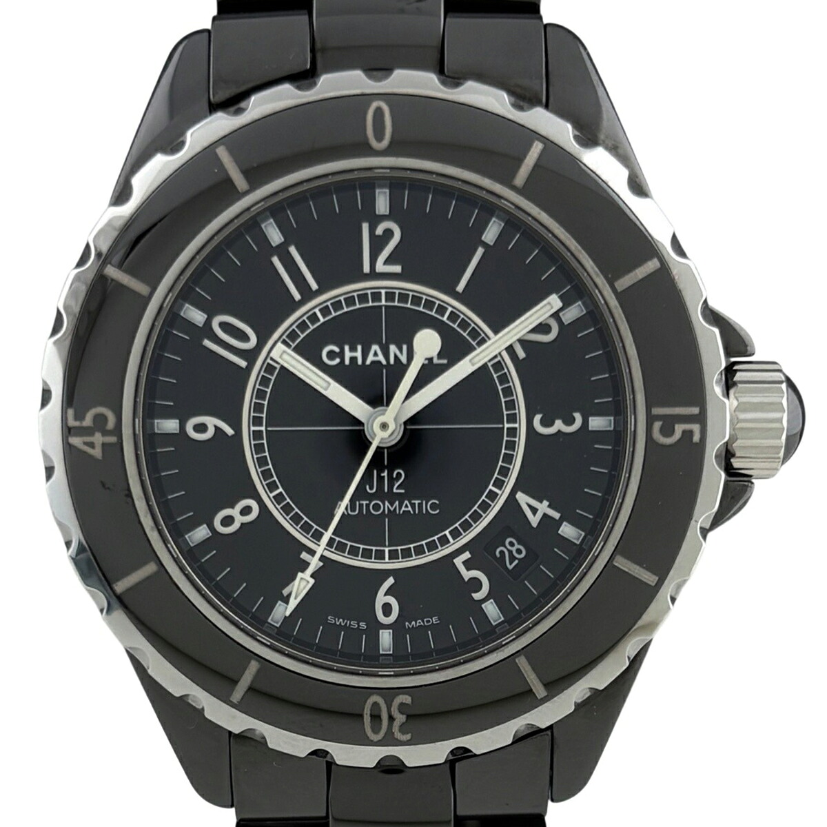 シャネル CHANEL J12 H0685 腕時計 SS セラミック 自動巻き ブラック メンズ 【中古】｜バイセル 店