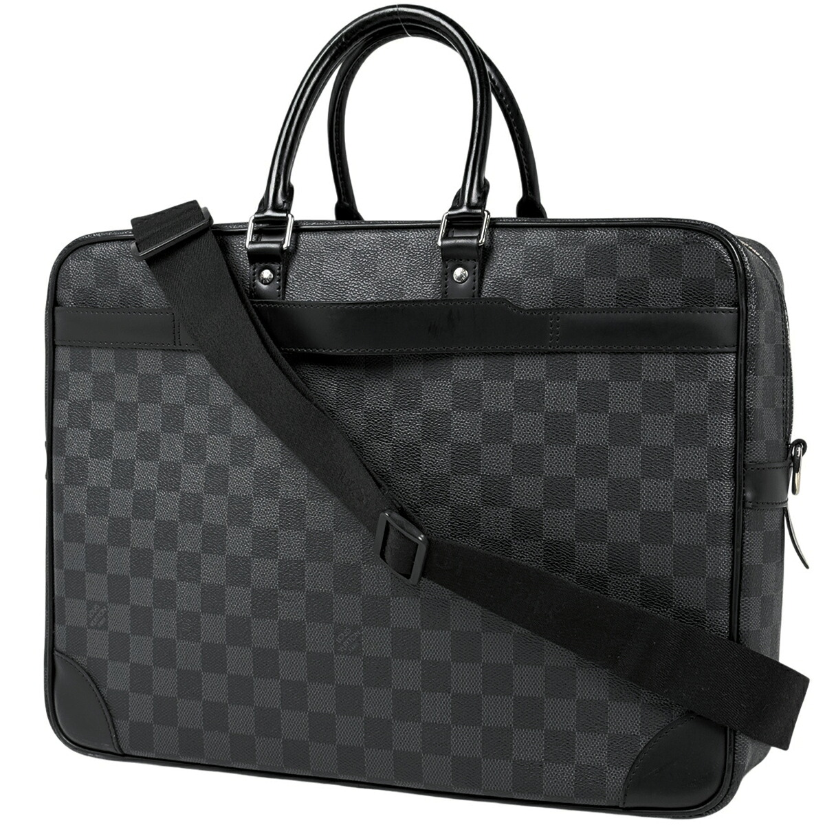 ルイ・ヴィトン Louis Vuitton ポルトドキュマン ヴォワヤージュGM ビジネスバッグ 2WAY ショルダーバッグ ブリーフケース ダミエグラフィット ノワール(ブラック) N41123 メンズ 【中古】|バイセル 店