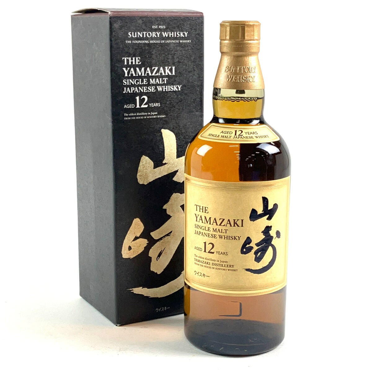 【東京都内限定お届け】 サントリー SUNTORY 山崎 12年 シングルモルト ジャパニーズ 700ml 国産ウイスキー 【中古】|バイセル 店