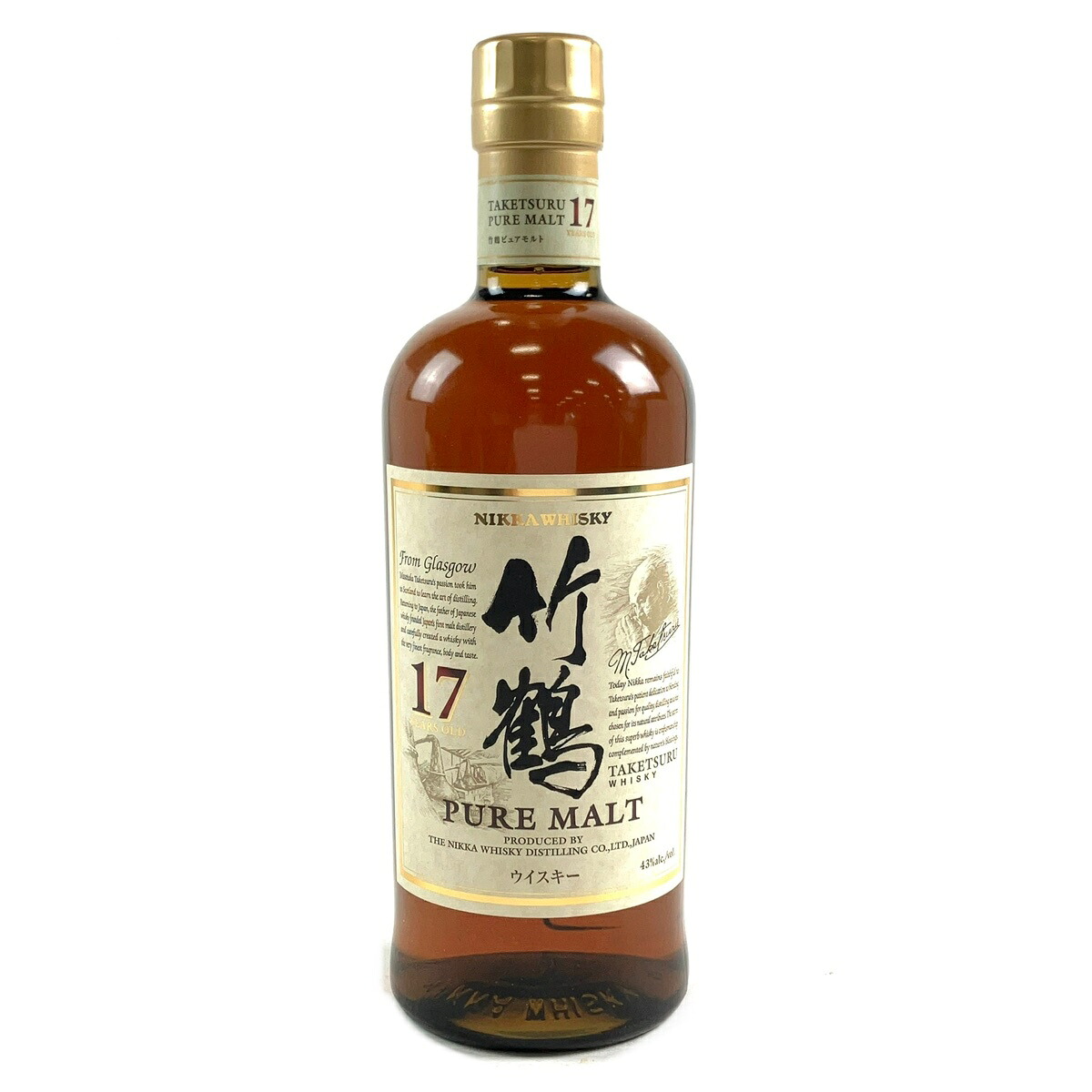【東京都内限定お届け】 ニッカ NIKKA 竹鶴 17年 ピュアモルト 700ml 国産ウイスキー 【中古】|バイセル 店