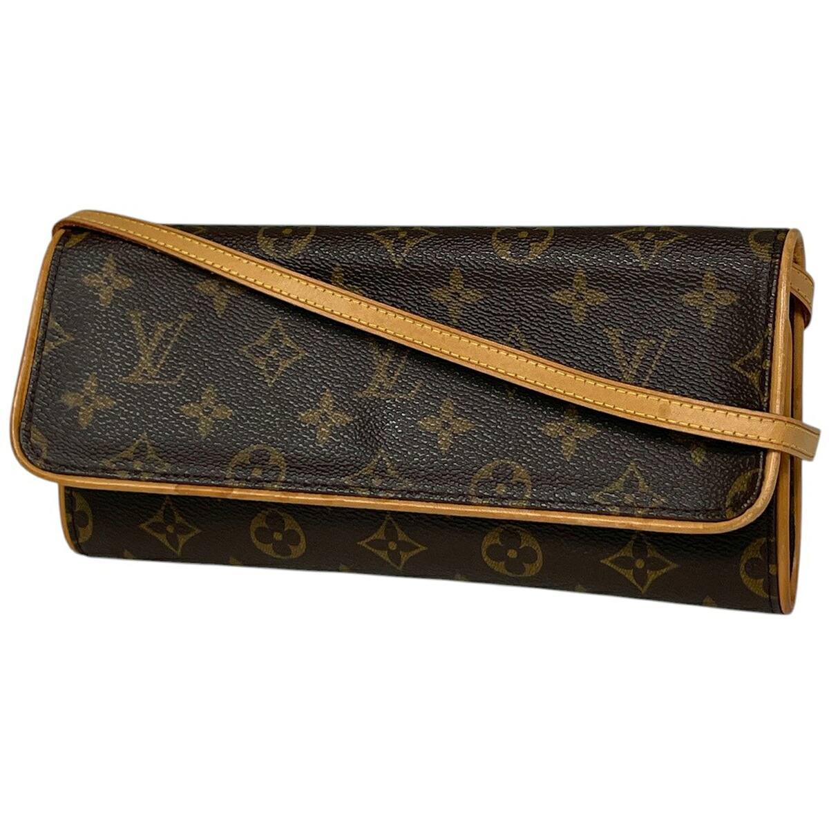 ルイ・ヴィトン Louis Vuitton ポシェットツインGM ショルダーバッグ クラッチバッグ 2WAY モノグラム ブラウン M51852 レディース 【中古】|バイセル 店