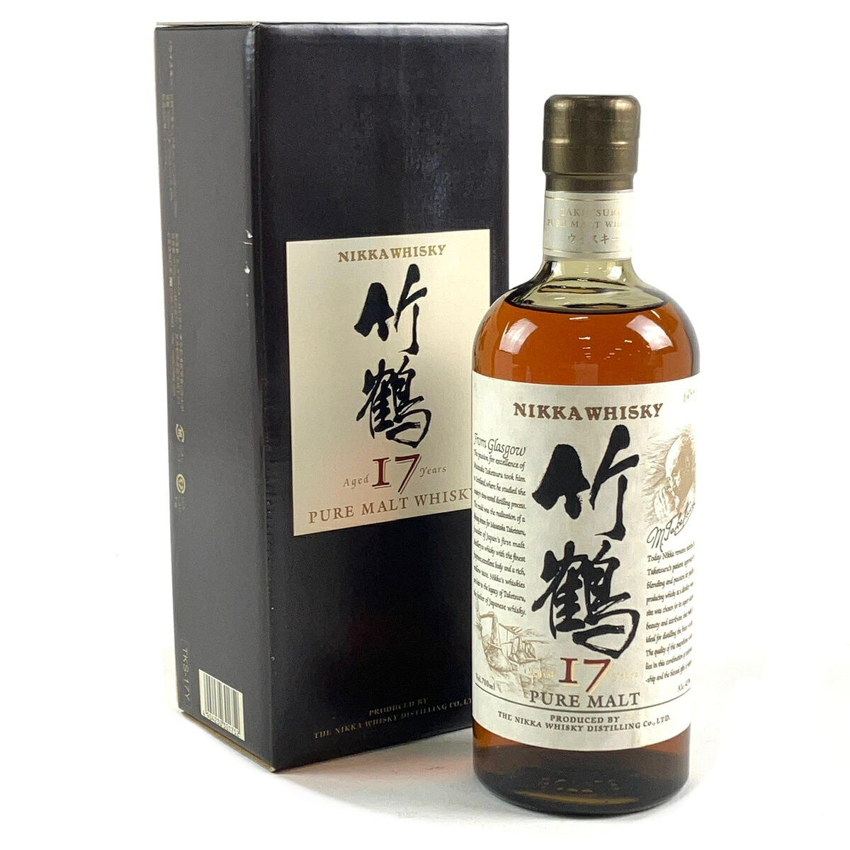 【東京都内限定お届け】 ニッカ NIKKA 竹鶴 17年 ピュアモルト 旧ボトル 700ml 国産ウイスキー 【中古】｜バイセル 店