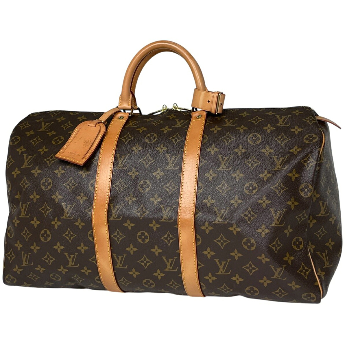 ルイ・ヴィトン Louis Vuitton キーポル50 ボストンバッグ モノグラム ブラウン M41426 レディース 【中古】|バイセル 店
