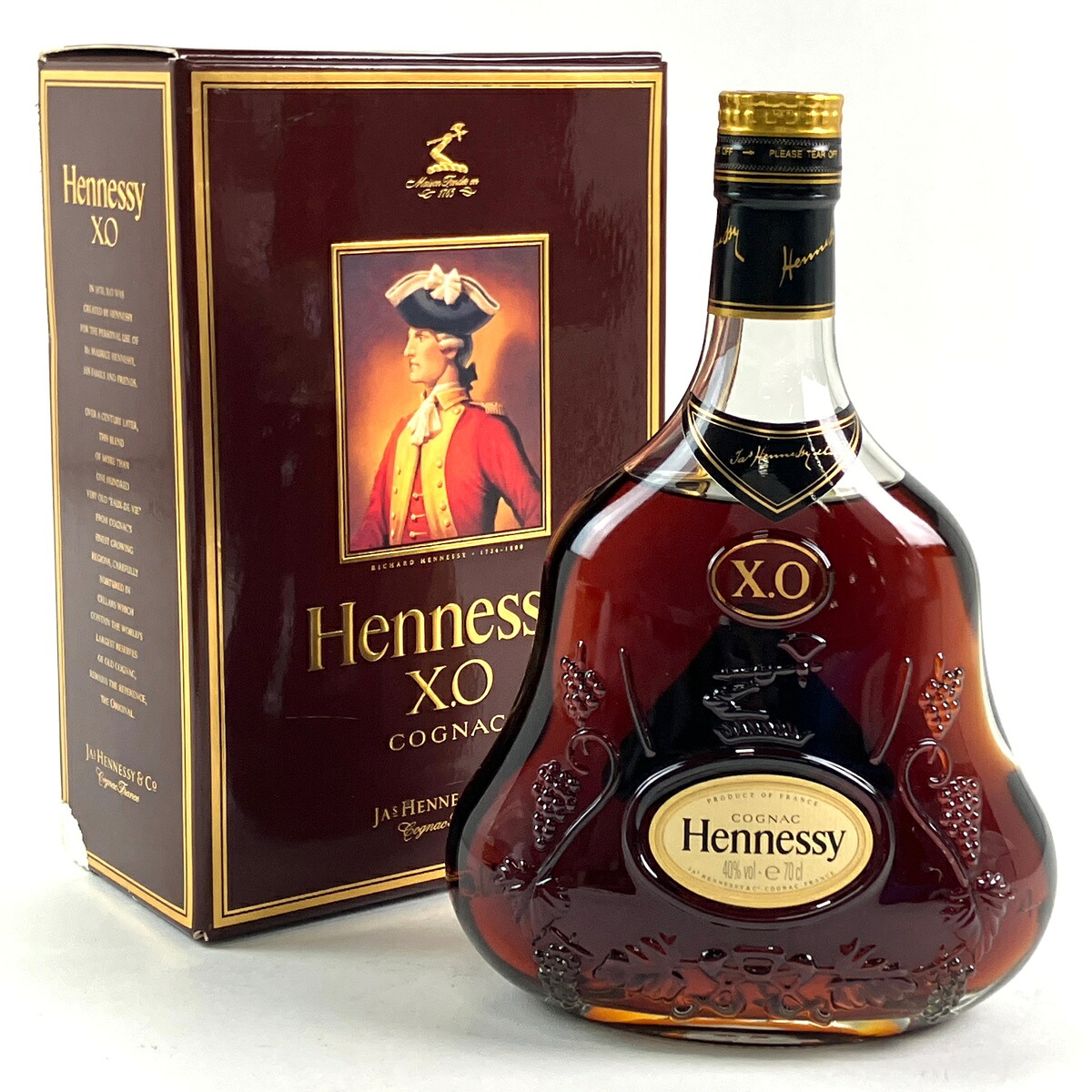 ヘネシー Hennessy XO 金キャップ クリアボトル 700ml ブランデー コニャック 【中古】｜バイセル 店