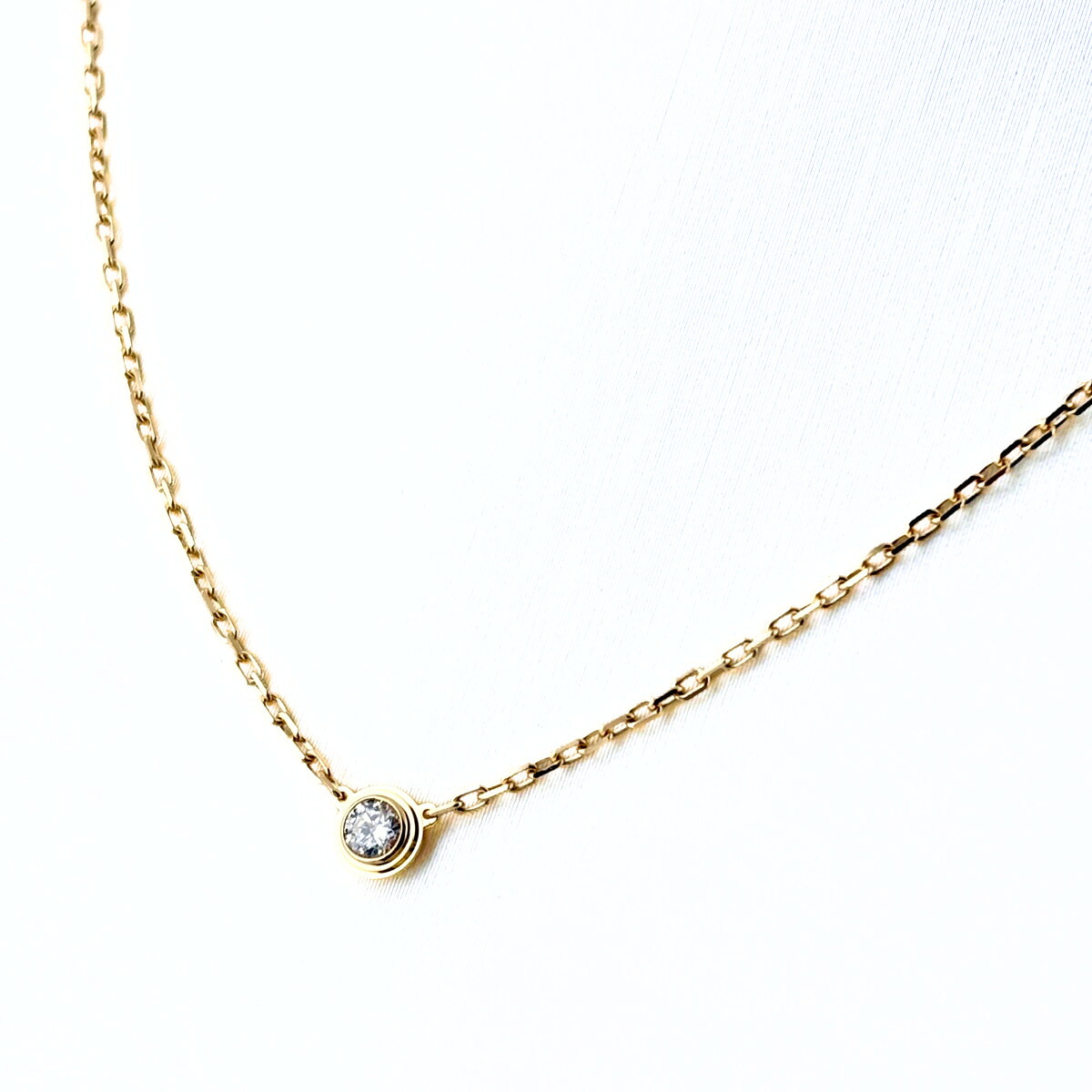 カルティエ CARTIER ダムール SM ネックレス YG イエローゴールド ペンダント ネックレス 750 ダイヤモンド レディース 【中古】|バイセル 店
