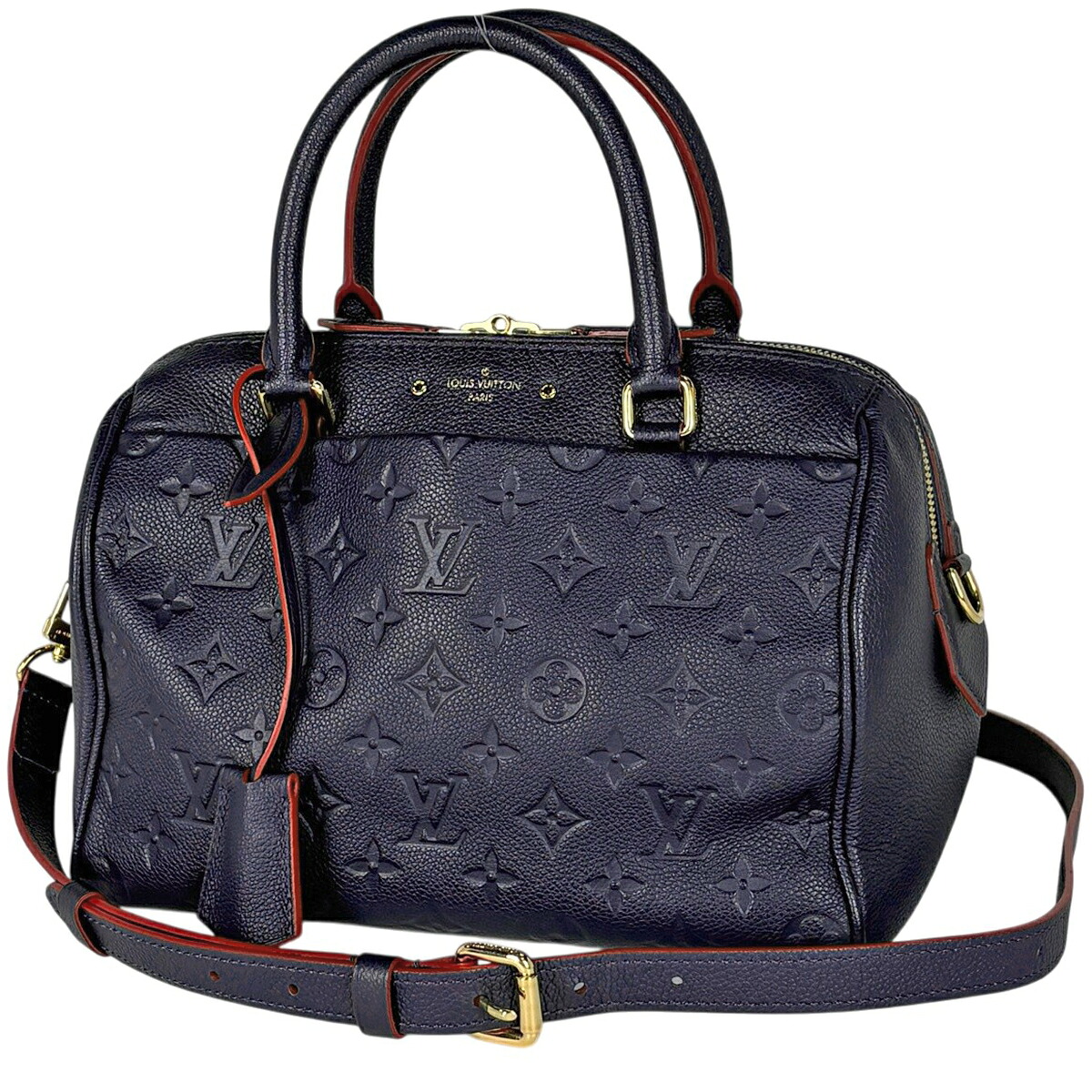 ルイ・ヴィトン Louis Vuitton スピーディ バンドリエール25 ハンドバッグ 2WAY モノグラムアンプラント マリーヌルージュ M43501 レディース 【中古】｜バイセル 店