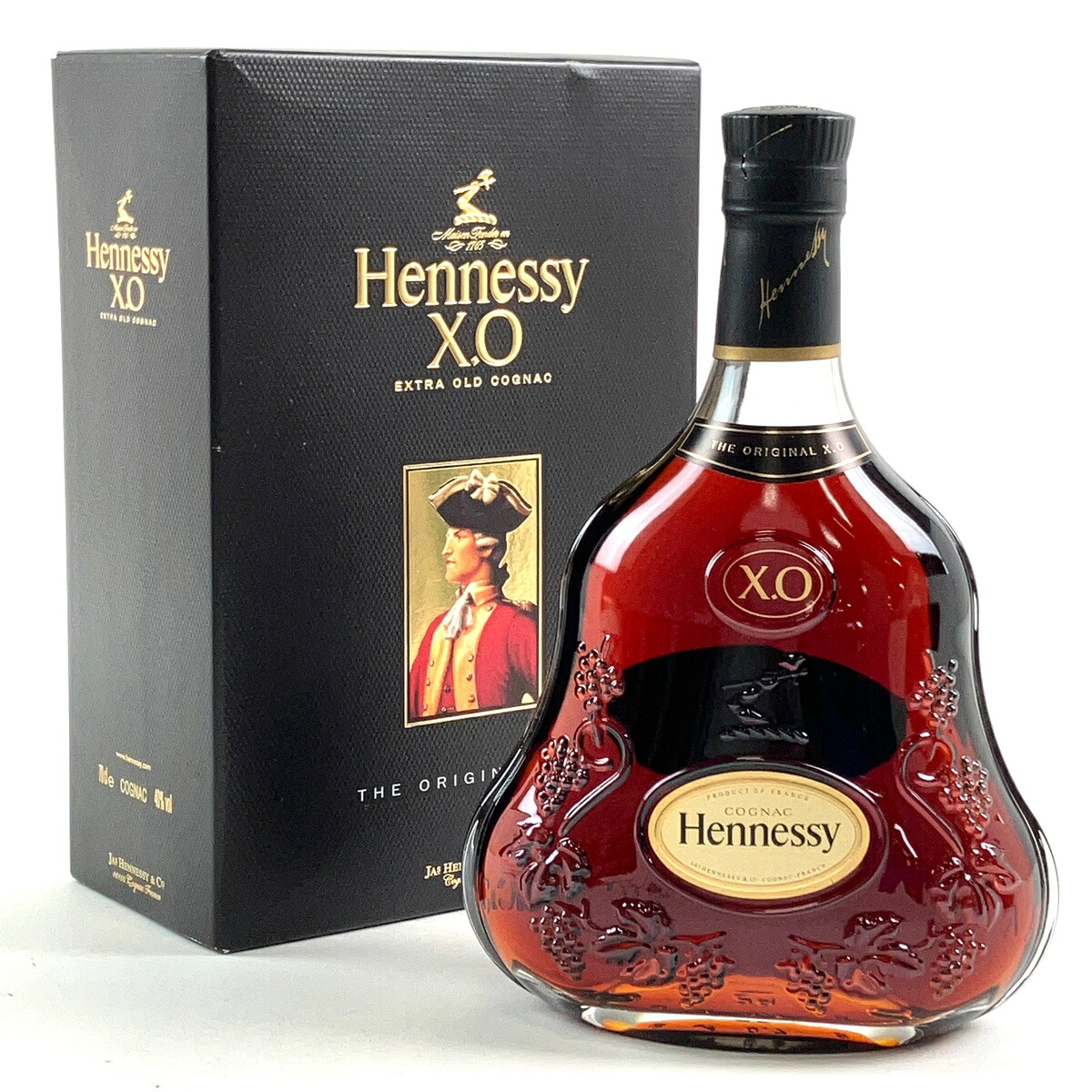 ヘネシー Hennessy XO 黒キャップ クリアボトル 700ml ブランデー コニャック 【中古】｜バイセル 店