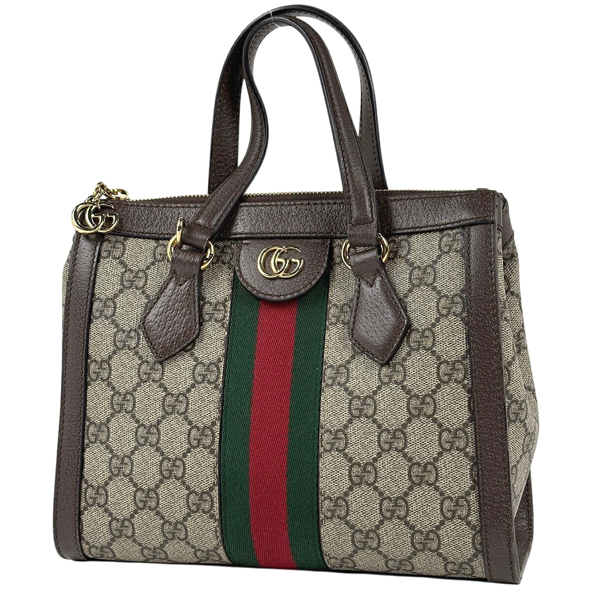 グッチ GUCCI オフィディア スモール トートバッグ 2WAY ダブルG GGスプリーム ベージュ ブラウン 547551 レディース 【中古】｜バイセル 店