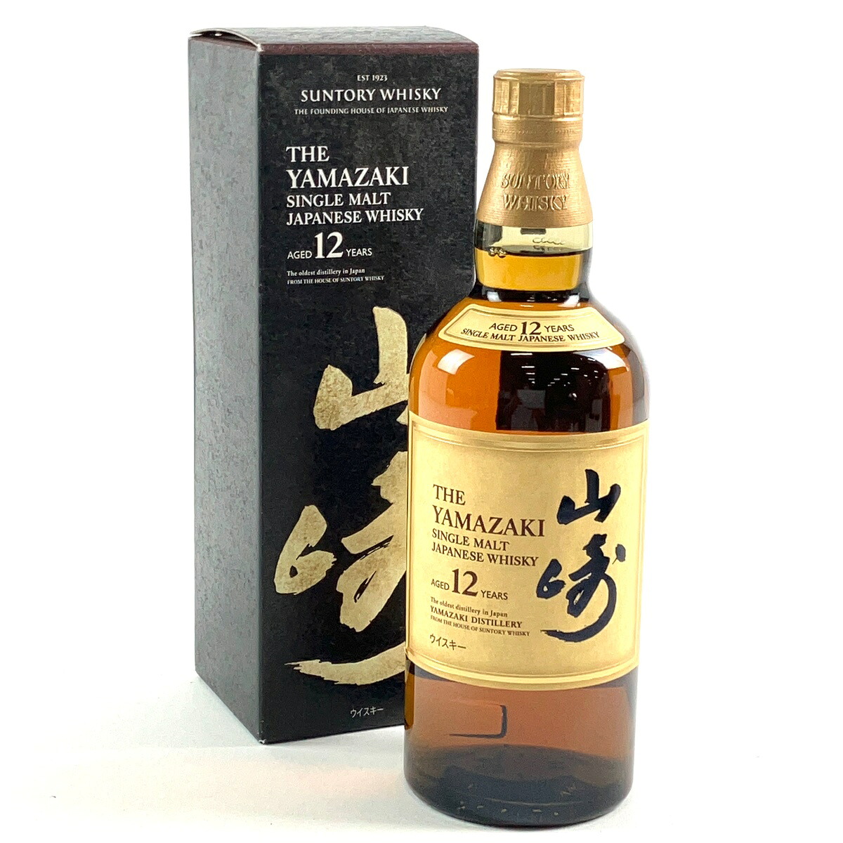 【東京都内限定お届け】 サントリー SUNTORY 山崎 12年 シングルモルト ジャパニーズ 700ml 国産ウイスキー 【中古】|バイセル 店