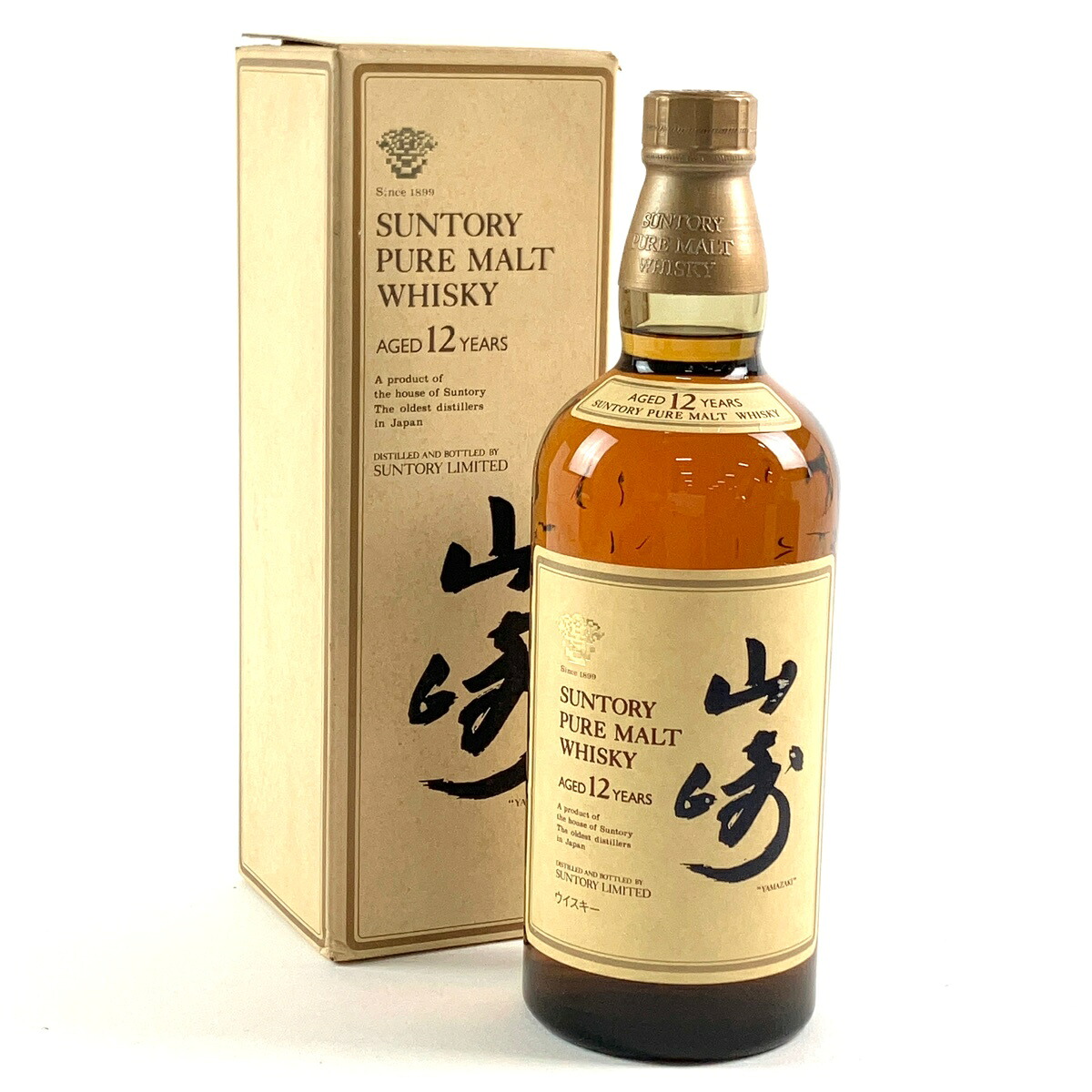 【東京都内限定お届け】 サントリー SUNTORY 山崎 12年 ピュアモルト 華 750ml 国産ウイスキー 【中古】｜バイセル 店 23,100円