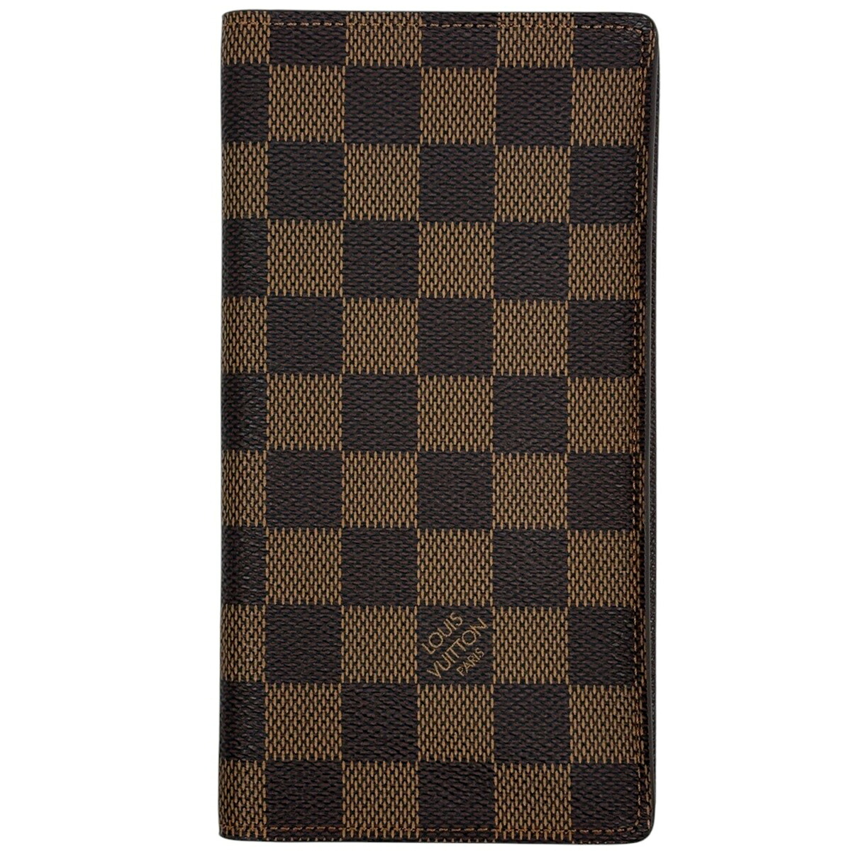 ルイ・ヴィトン Louis Vuitton ポルト カルト クレディ エン 長財布 二つ折り 円 ダミエ ブラウン N60825 レディース 【中古】|バイセル 店