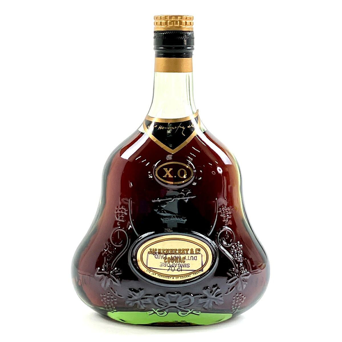 ヘネシー Hennessy ジャズ ヘネシー XO 金キャップ グリーンボトル 700ml ブランデー コニャック 【中古】|バイセル 店
