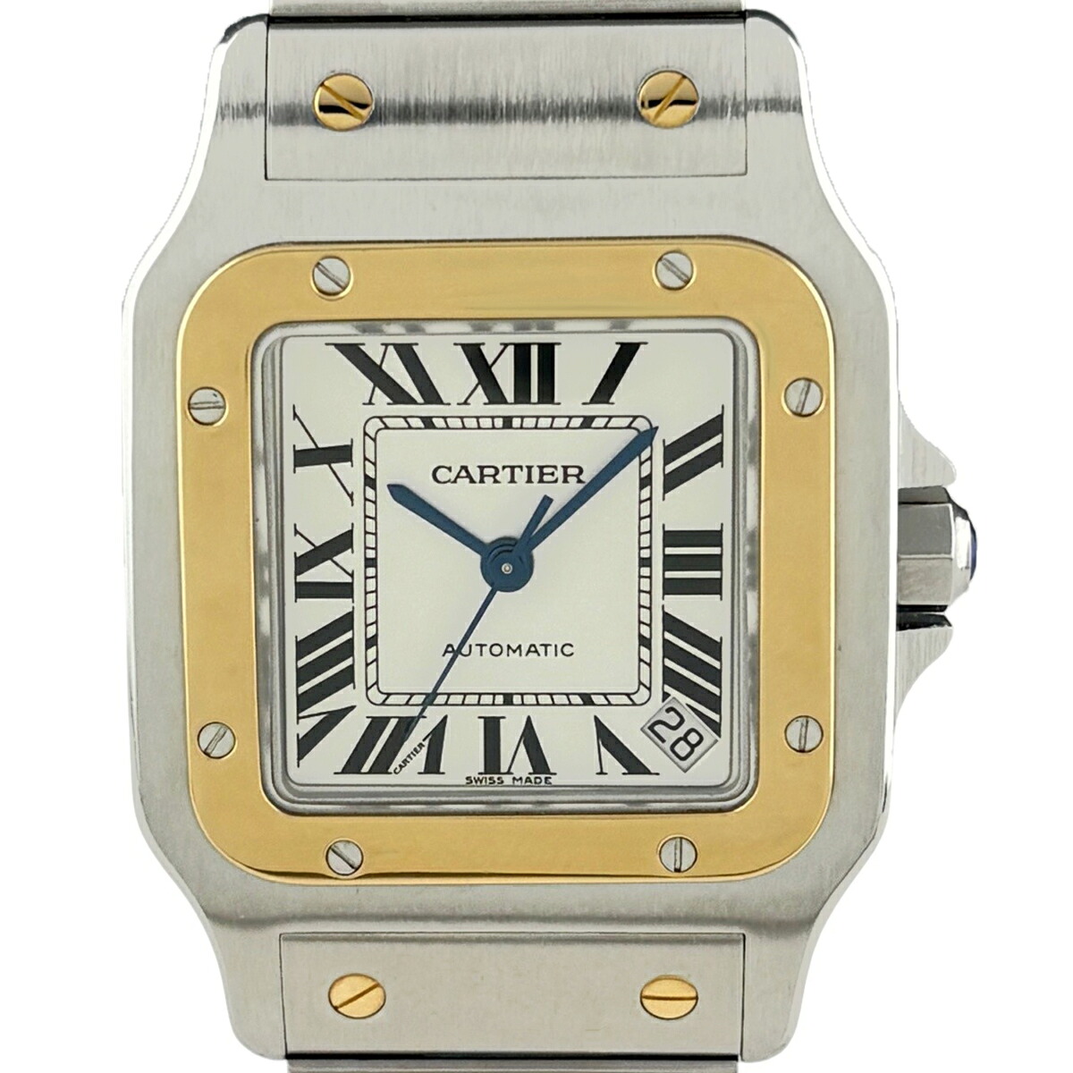 【OH済】【保証書】カルティエ CARTIER サントスガルベ XL W20099C4 腕時計 SS YG 自動巻き シルバー メンズ 【中古】｜バイセル 店