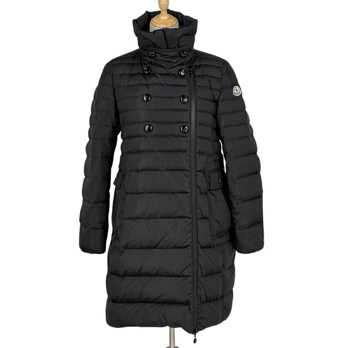 モンクレール MONCLER HERISSON ダウンコート アウター ブラック レディース 【中古】｜バイセル 店 53,880円