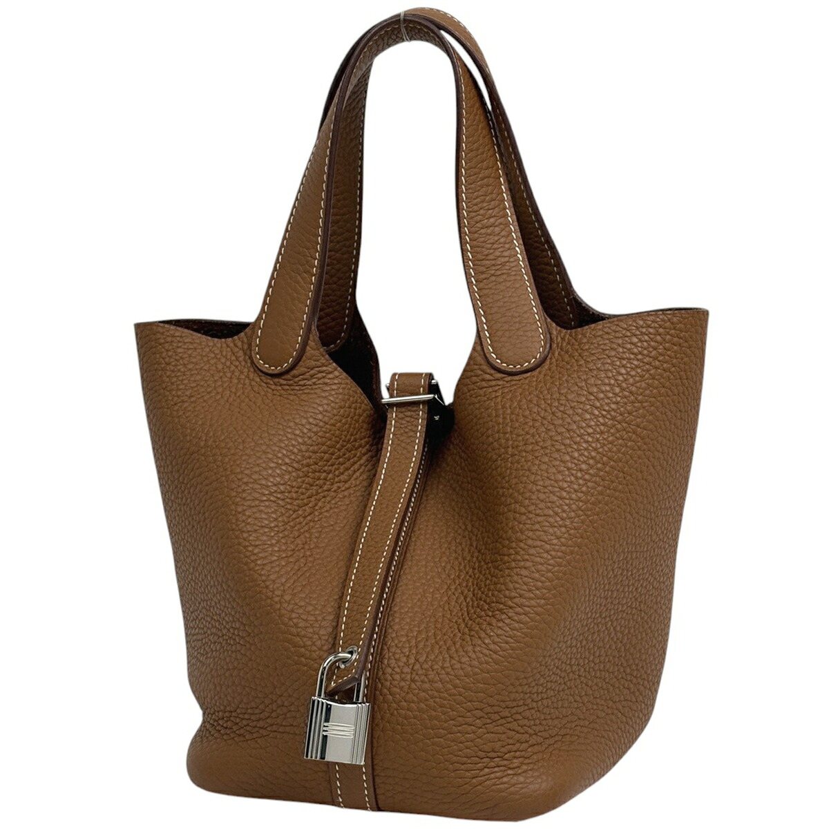 エルメス HERMES ピコタンロックPM ハンドバッグ トゴ ゴールド Z レディース 【中古】｜バイセル 店 336,600円