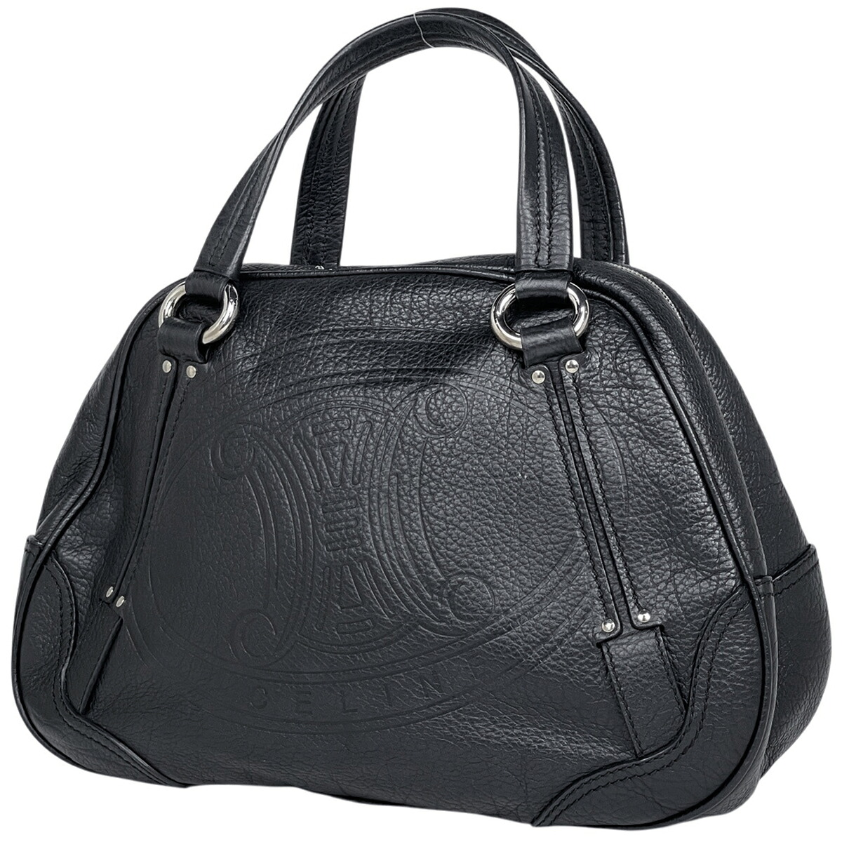 セリーヌ CELINE ブラゾン ハンドバッグ レザー ブラック レディース 【中古】|バイセル 店