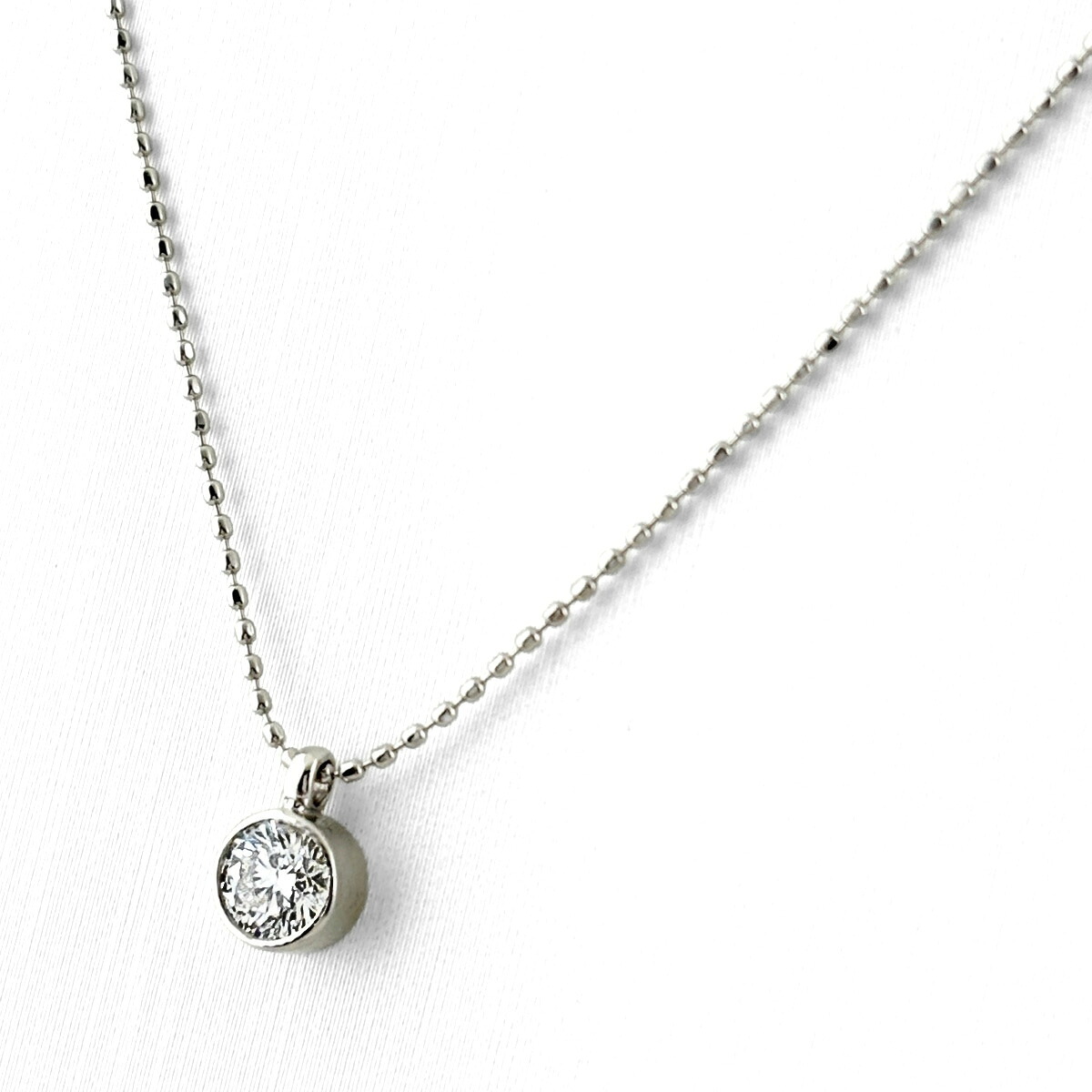 ダイヤモンド デザインネックレス プラチナ ペンダント ネックレス Pt900 Pt850 ダイヤモンド レディース 【中古】|バイセル 店