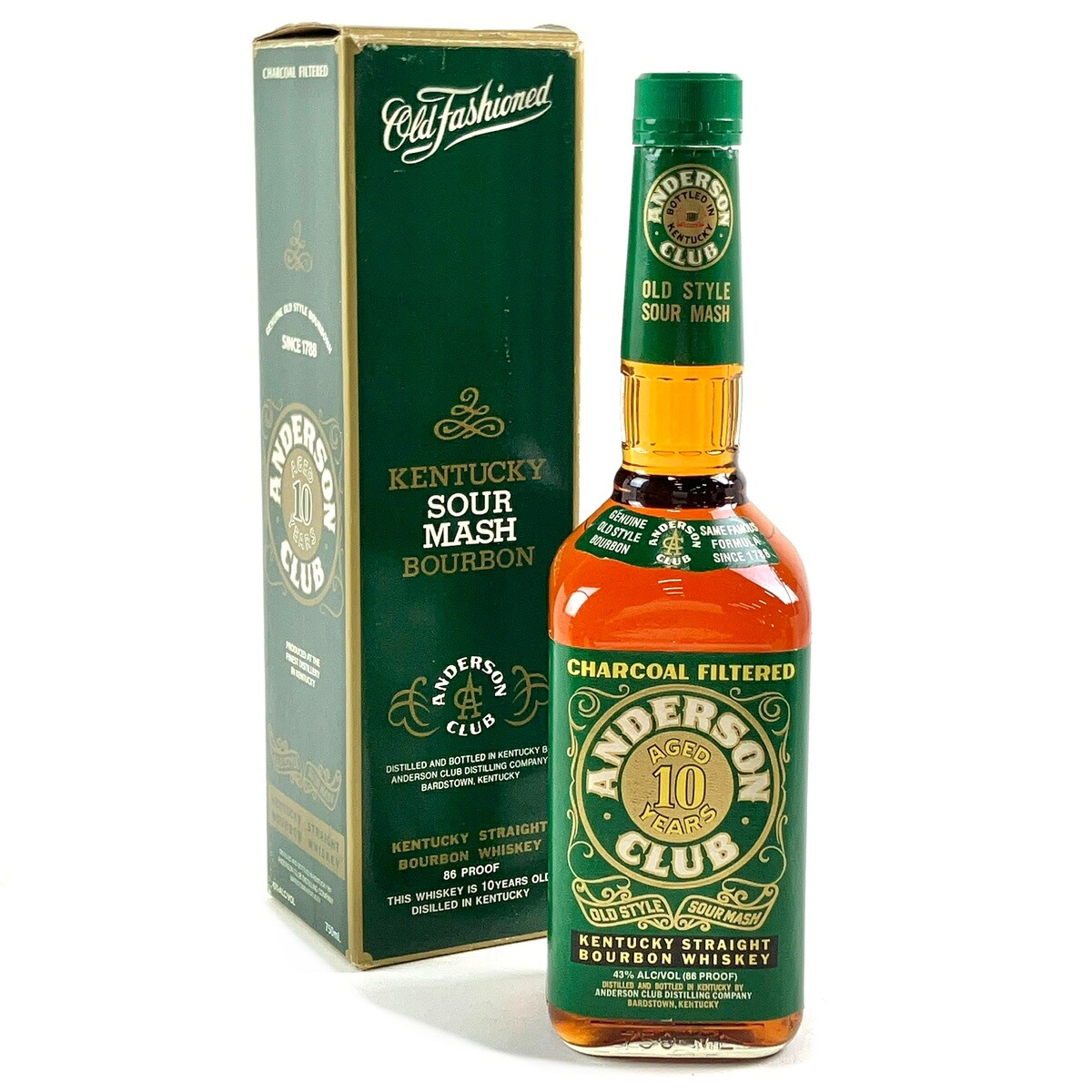 アンダーソンクラブ ANDERSON CLUB 10年 750ml アメリカンウイスキー 【中古】｜バイセル 店