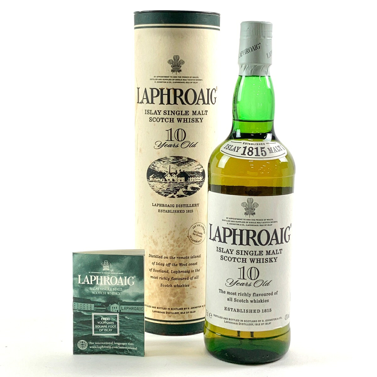 ラフロイグ LAPHROAIG 10年 旧 750ml スコッチウイスキー シングルモルト 【中古】｜バイセル 店