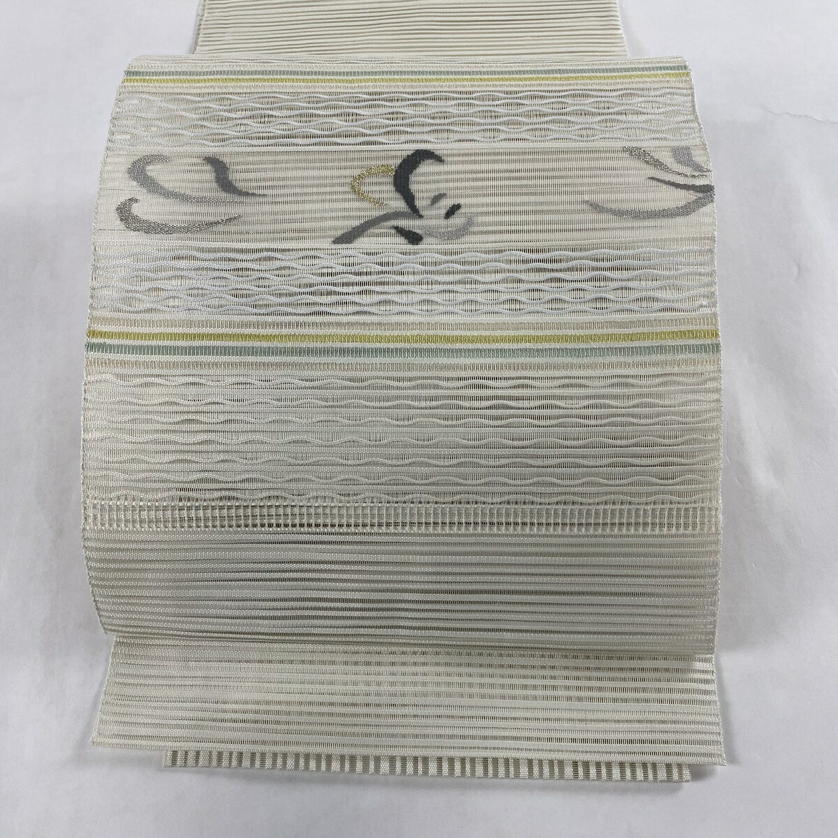 21年最新入荷 美品 名古屋帯 秀品 中古 正絹 白 金銀糸 幾何学模様 夏帯 松葉仕立て Ekartenerji Com Tr