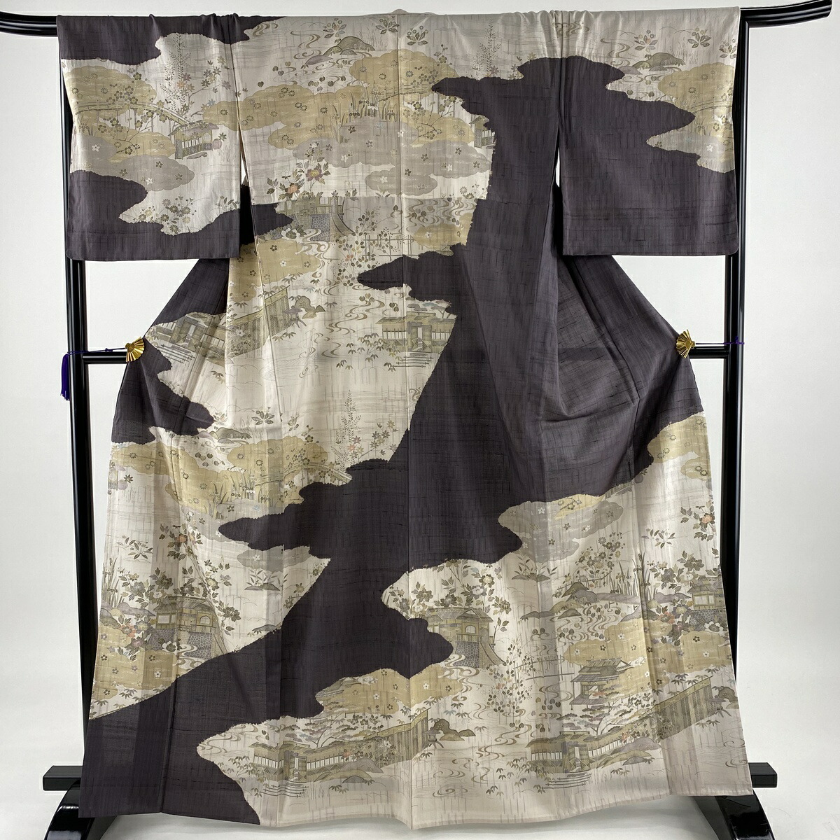 着物 予約受付中 風景 建物 しょうざん 紬地 落款あり 逸品 美品 訪問着 30 Off 1 59迄 00 5 16 店内最大70 Off 5 9 灰紫 Msp30perk 中古 正絹 L 裄丈68cm 身丈166cm 単衣 Fazendacarioca Com Ar