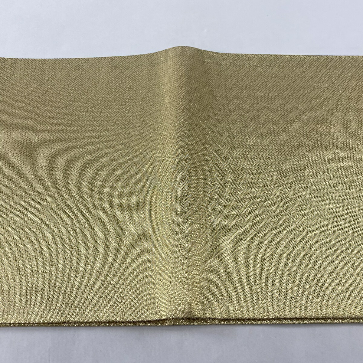 超人気 袋帯 美品 秀品 扇面 名物裂 箔 金色 六通 正絹 全商品オープニング価格特別価格 Eltratoperfecto Com