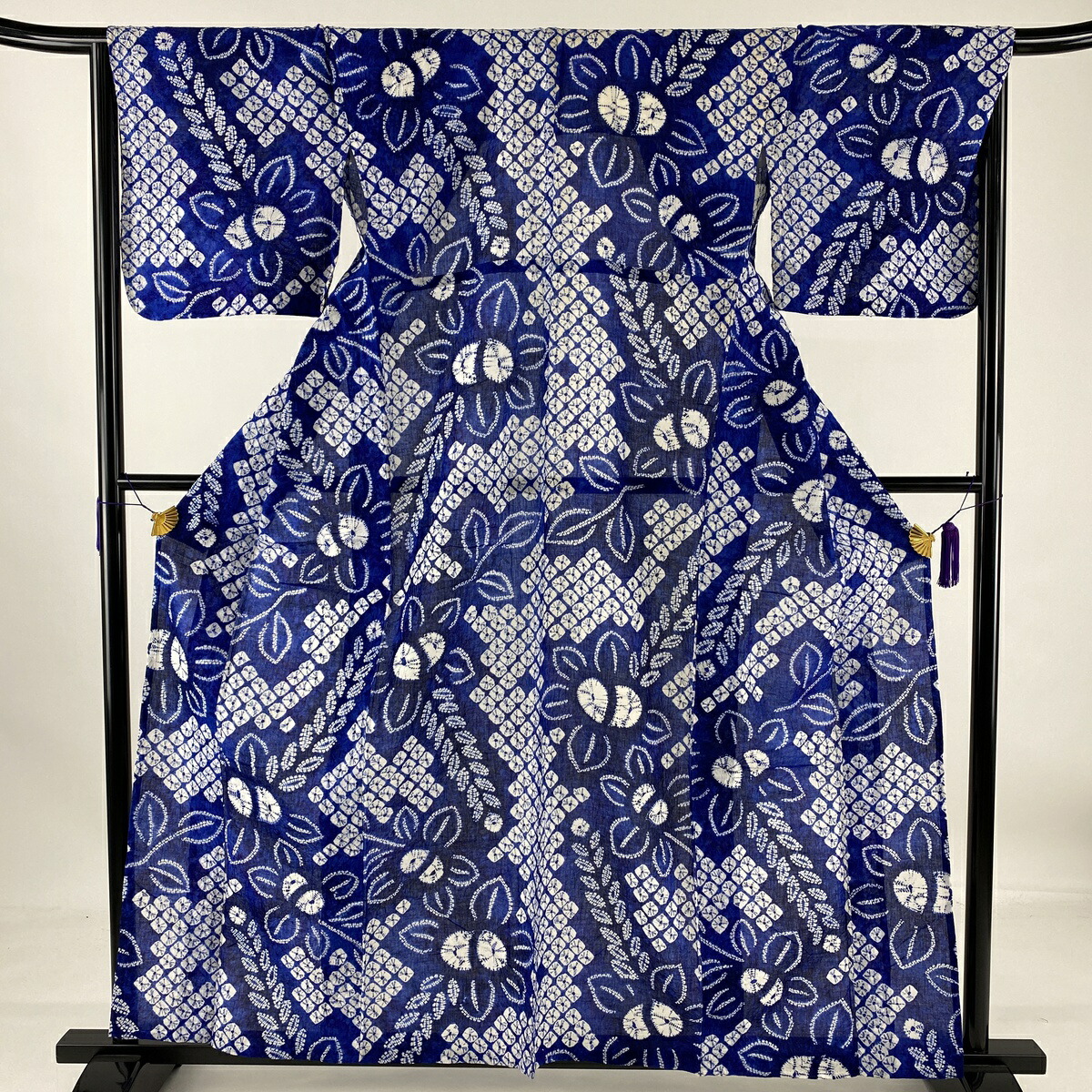 浴衣 大著 絞り浴衣 総絞り 草花 紺色 身背159cm 裄丈65 5cm M 木綿 中古 順位b 着物 リサイクル 送料無料 ゴールデン週 御っ母の主日 布切れの日 スーヴェニア 貰い物 引き出物 生れでる日 上書日 マリッジ栄典 ブライダル 流行り物 客旅 Drcade Com