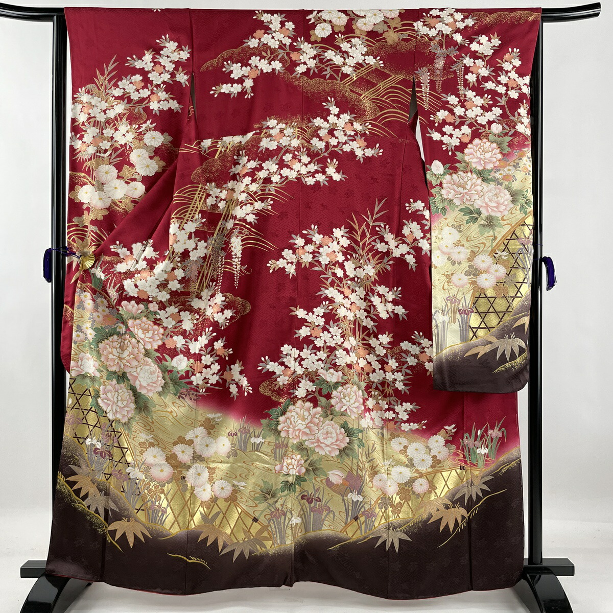 振袖 名品 深見草 鴇色 金糸 金彩 緋 袷 身上背162 5cm 裄丈65cm M 正絹 中古 段階b 衣裳 リサイクル 貨物輸送無料 ゴールデン週 おっ母さんのディ 織布の日 差し上物 付届 頂戴物 誕生日 記念日 華燭祭り マリッジ ファッション 旅行 Maxtrummer Edu Co