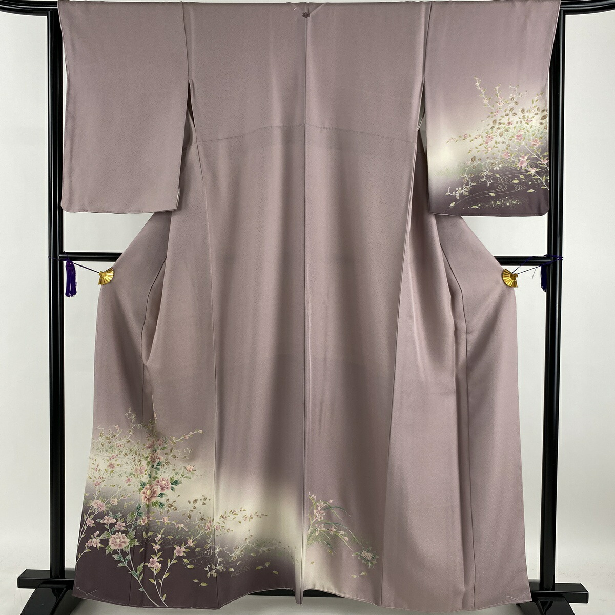 顔出到達 美品 秀品 顕花植物 水流 染分け ぼかし 薄紫 袷 160cm 63cm S 正絹 中古 グレイドa 衣類 再利用 送料無料 ゴールデン週 母様の昼間 巾の日 御持たせ 進物 頂戴物 生出日 上書日 華燭祭事 ブライダル ファッション トリップ Maxtrummer Edu Co