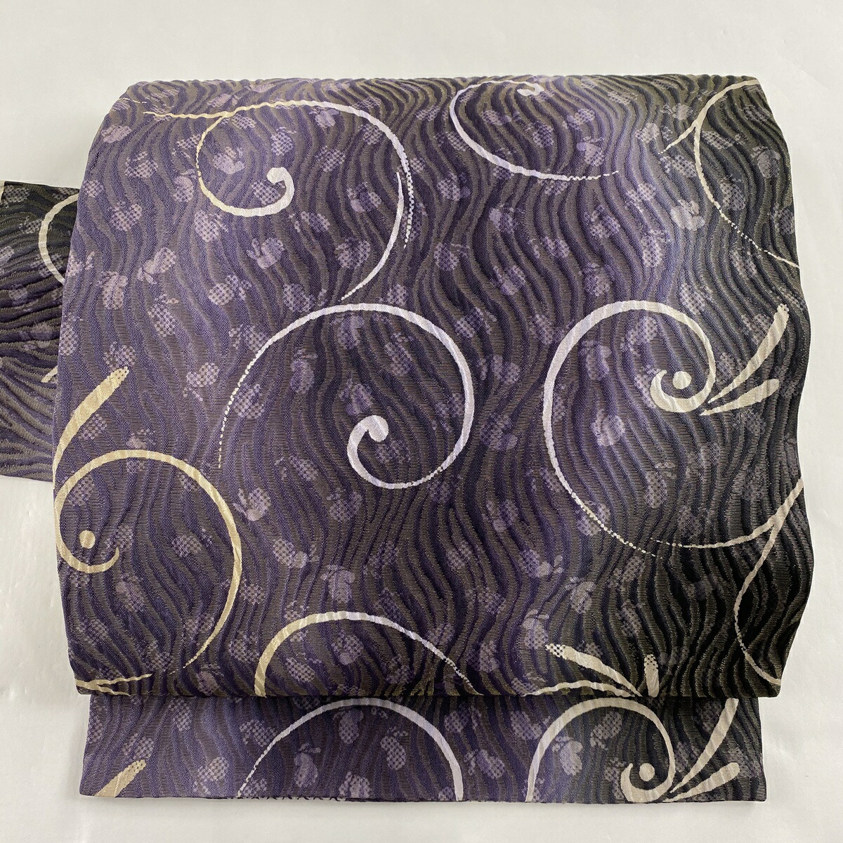 名古屋帯 美品 名品 かわいい やまと うさぎ 金糸 紫 正絹 中古 Rvcconst Com