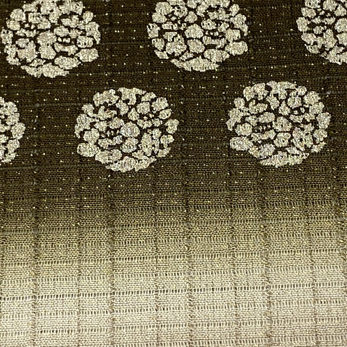 袋帯 美品 逸品 落款あり 一期一会 花兎 花 金糸 金銀彩 茶緑色 六通 正絹 中古 Painfreepainrelief Com