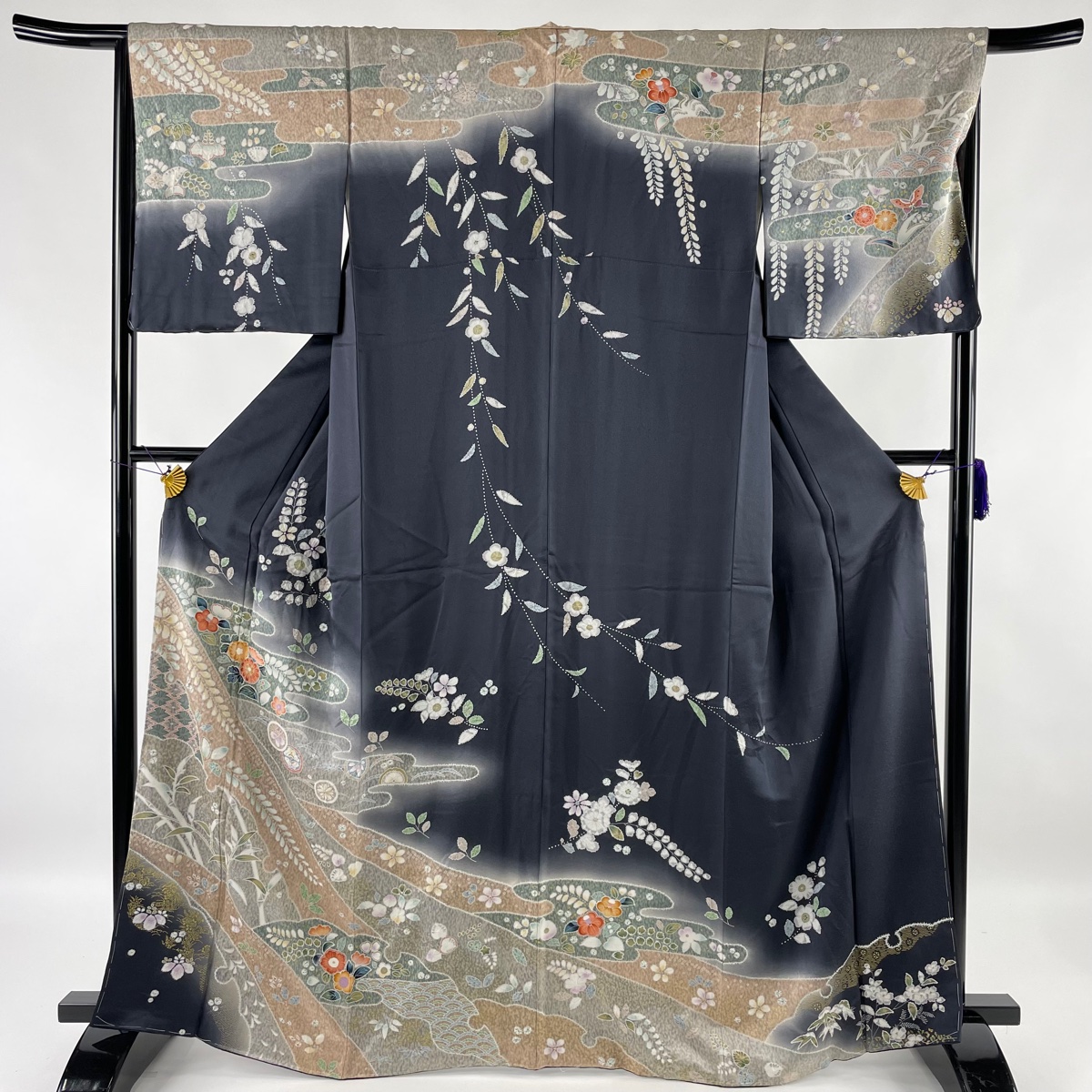 訪問着 美品 名品 身丈164.5cm 裄丈66.5cm 正絹 【中古】の+spbgp44.ru