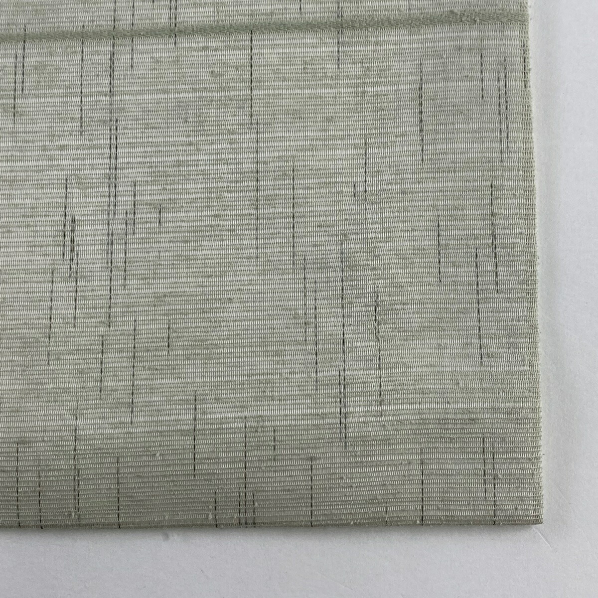 名古屋帯美品秀品夏帯縞薄緑正絹【中古】