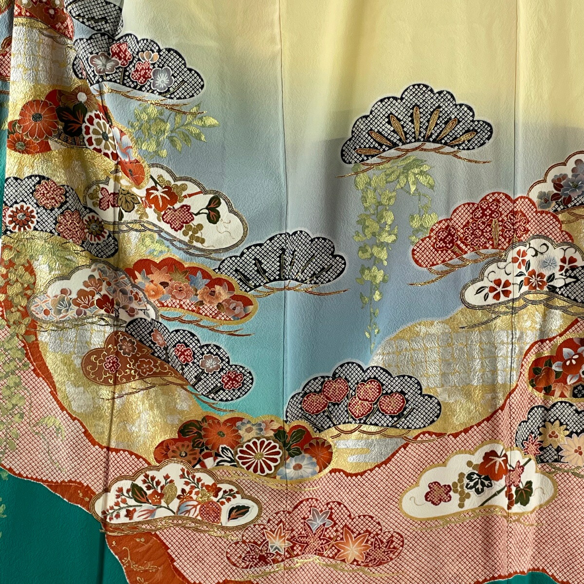 振袖 名品 身丈158cm 裄丈63 5cm 正絹 Www Aion R Co Jp