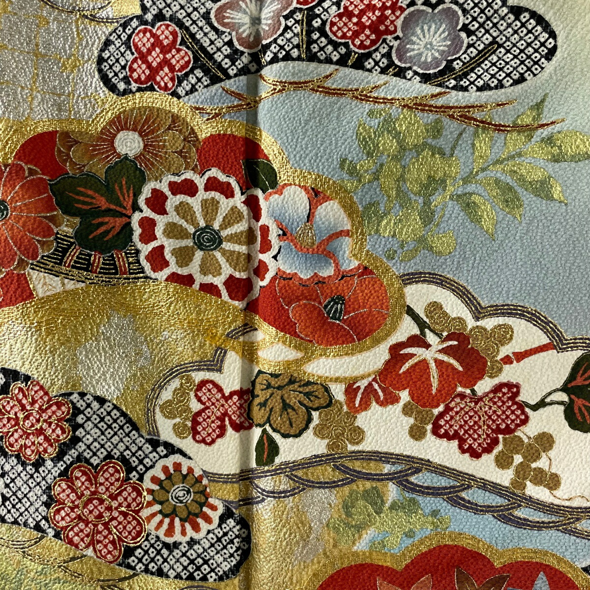 振袖 名品 身丈158cm 裄丈63 5cm 正絹 Www Aion R Co Jp