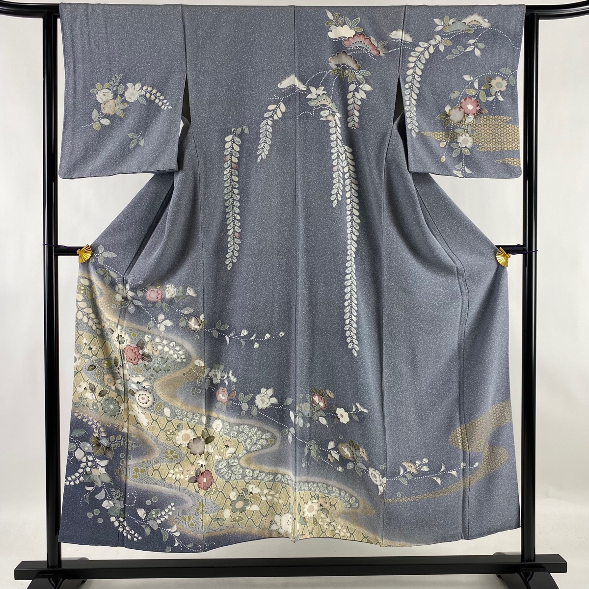 訪問着 身丈151cm 裄丈63.5cm 正絹 名品-