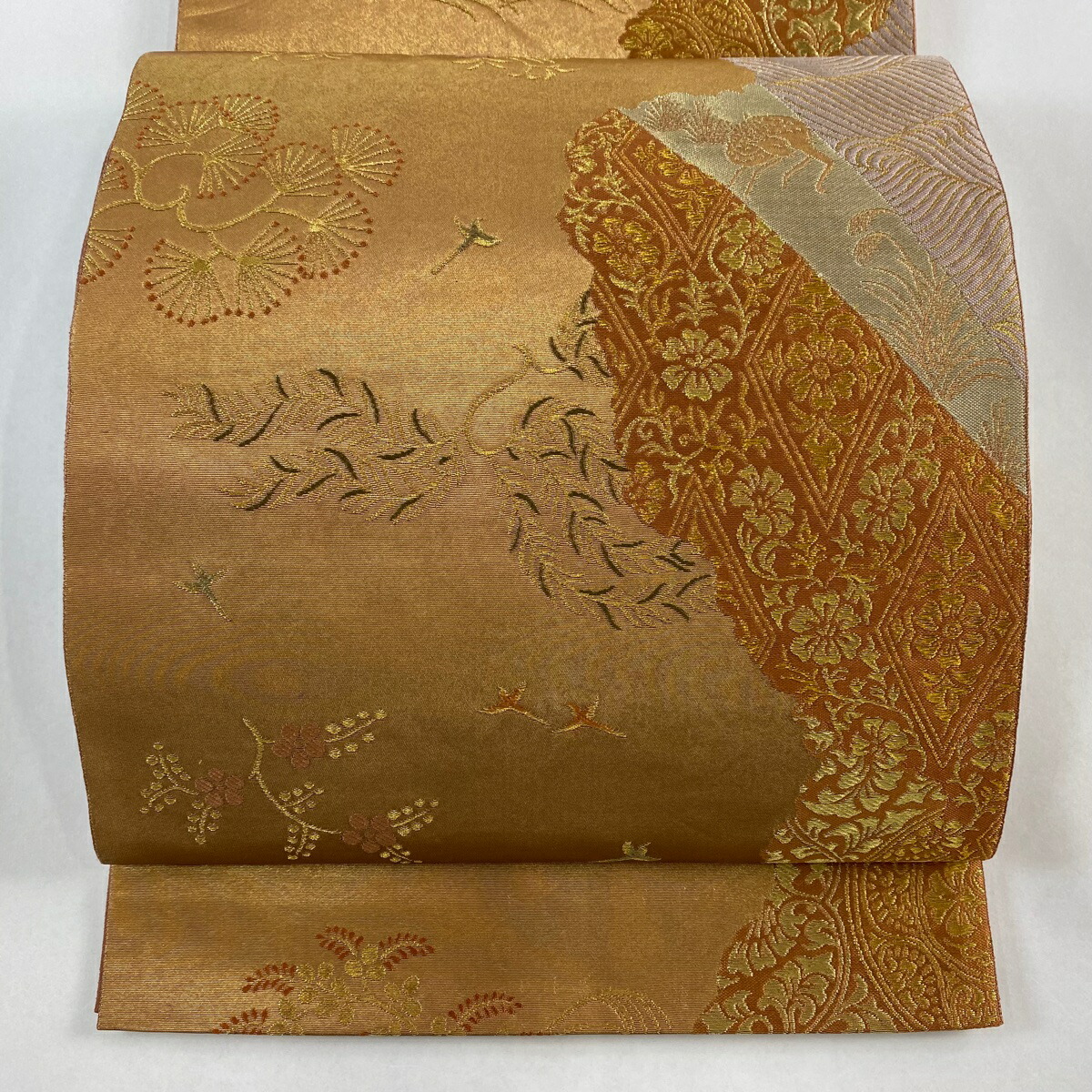楽天市場】袋帯 美品 秀品 落款あり 本家加納 鳳凰 花唐草 箔