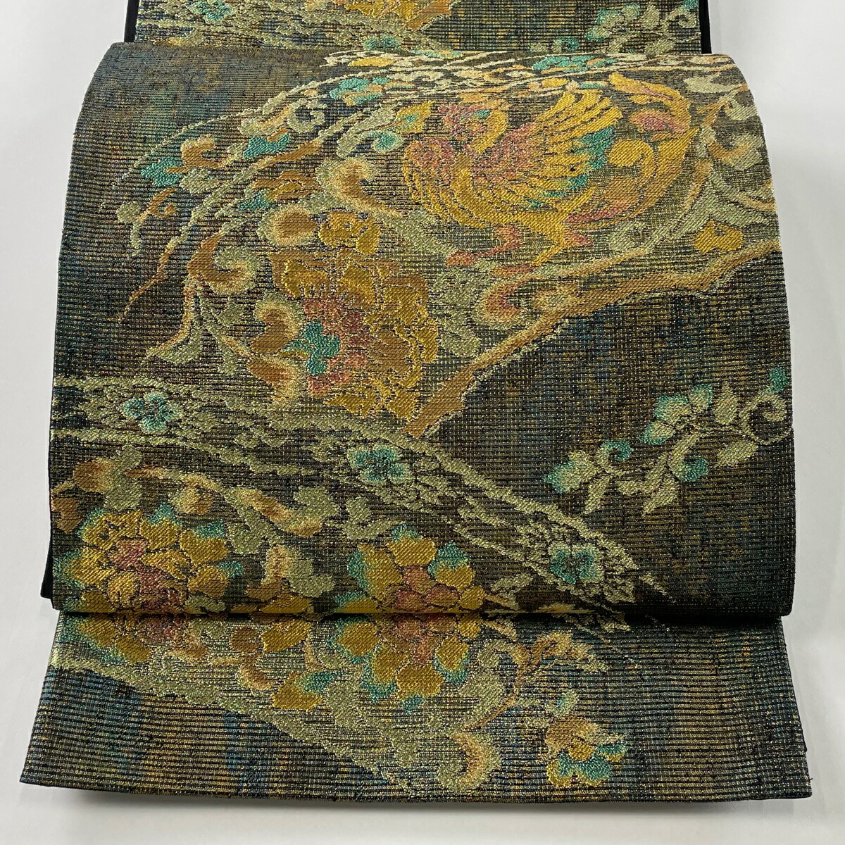 楽天市場】袋帯 美品 秀品 落款あり 本家加納 鳳凰 花唐草 箔
