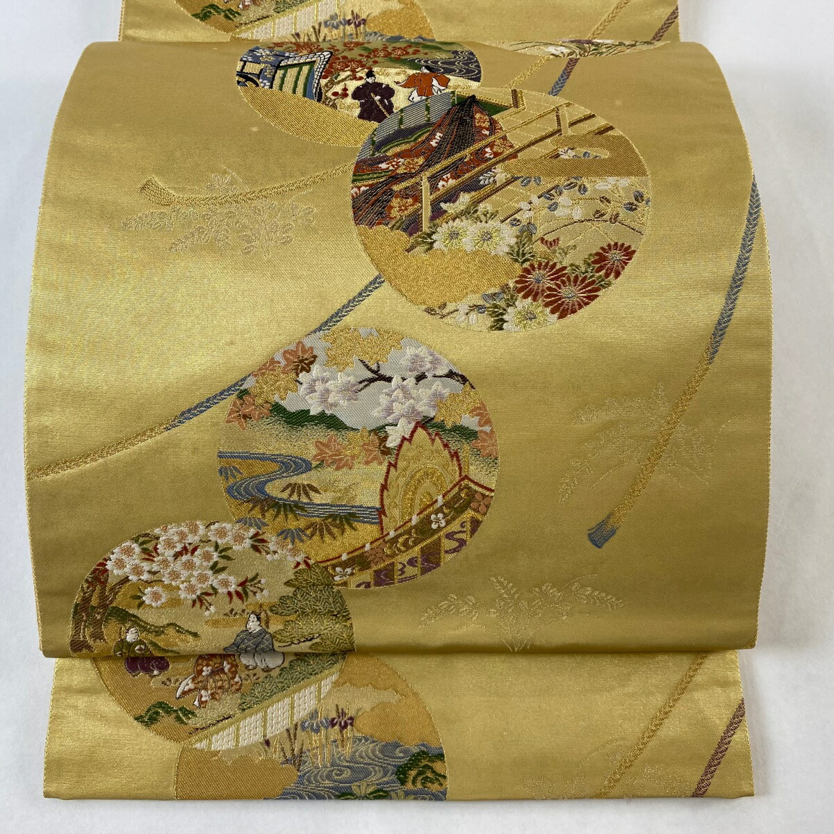 楽天市場】袋帯 美品 名品 落款あり 徳川美術館秘蔵 紫式部源氏