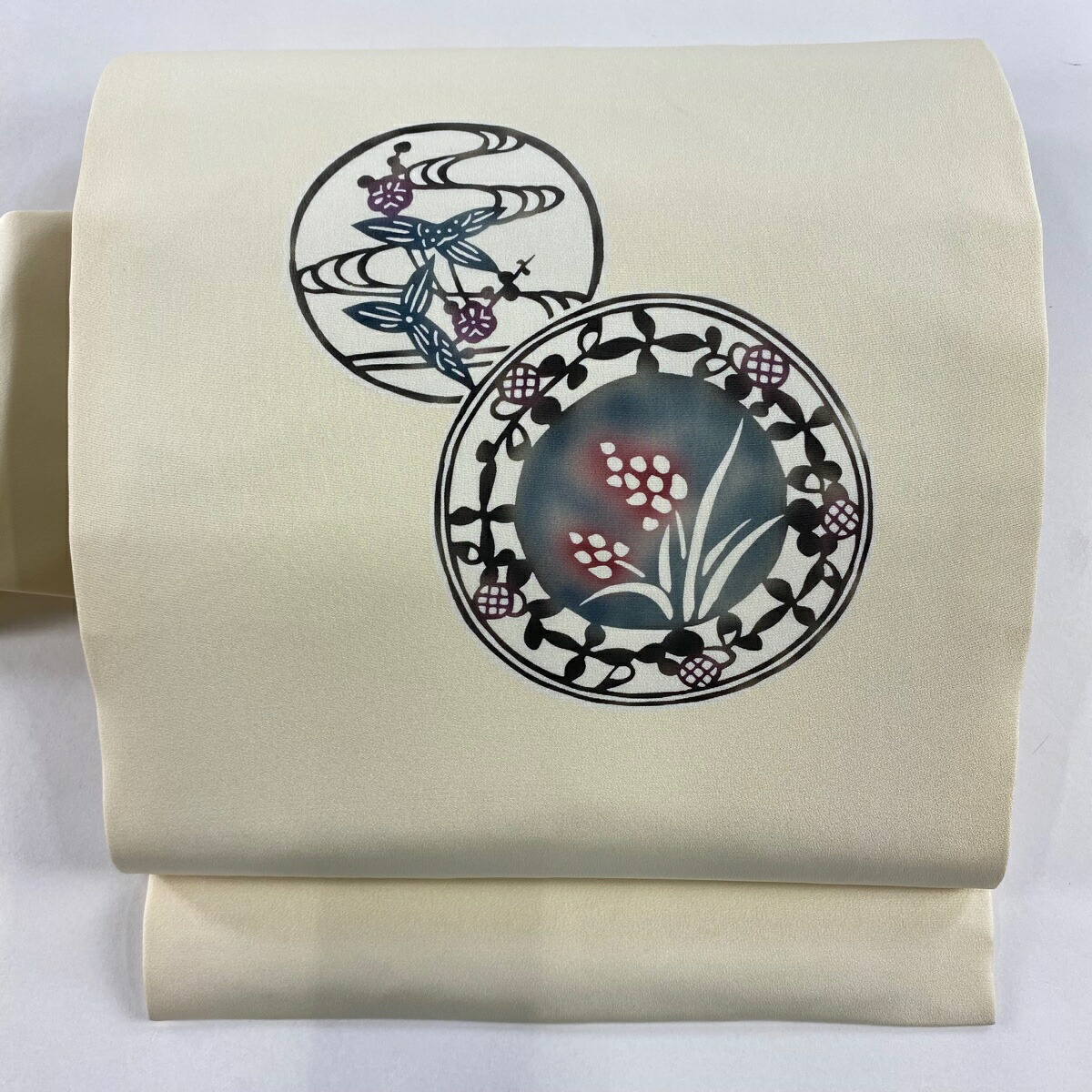 楽天市場】名古屋帯 名品 熊谷好博子 落款あり 木目 ぼかし