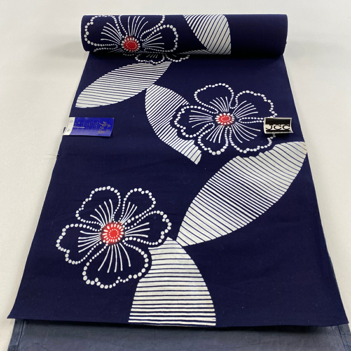 楽天市場】反物 優品 浴衣 山口小夜子 百合 紫 綿 【中古