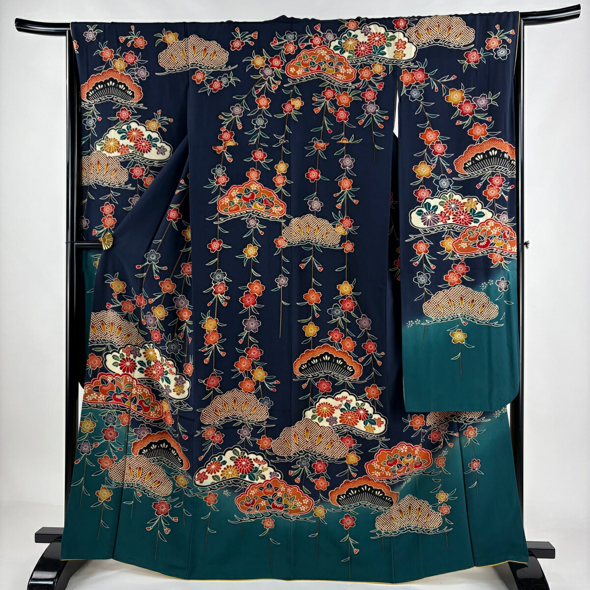 楽天市場】振袖 身丈165cm 裄丈66.5cm M 袷 栗山吉三郎 紅型