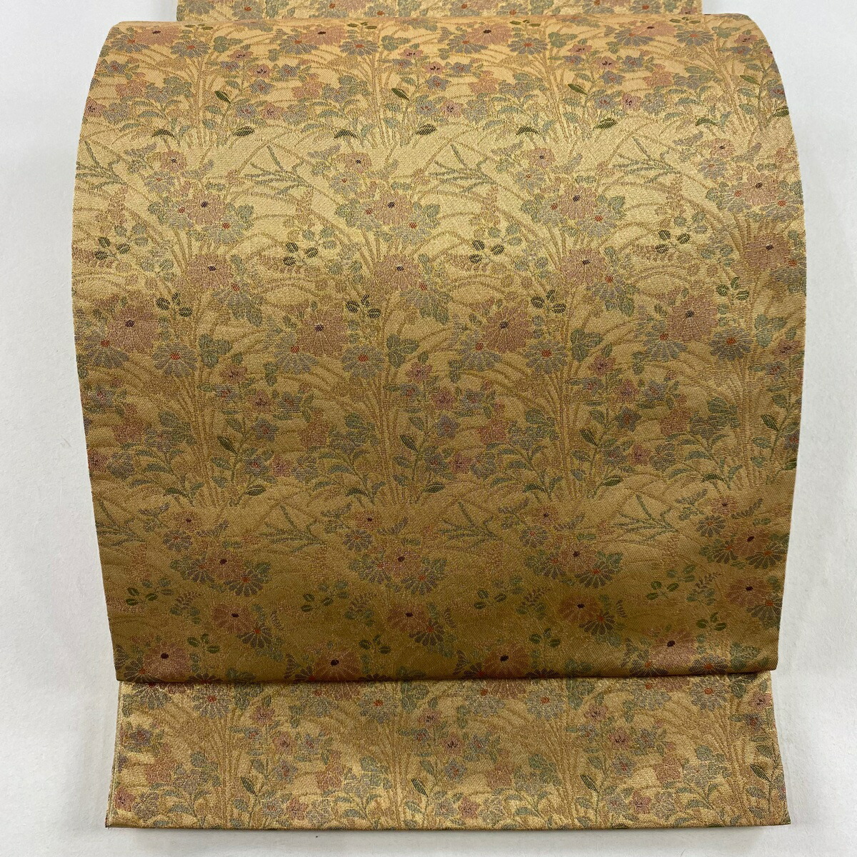 楽天市場】袋帯 秀品 宝尽くし 金糸 箔 金色 六通 正絹 【中古