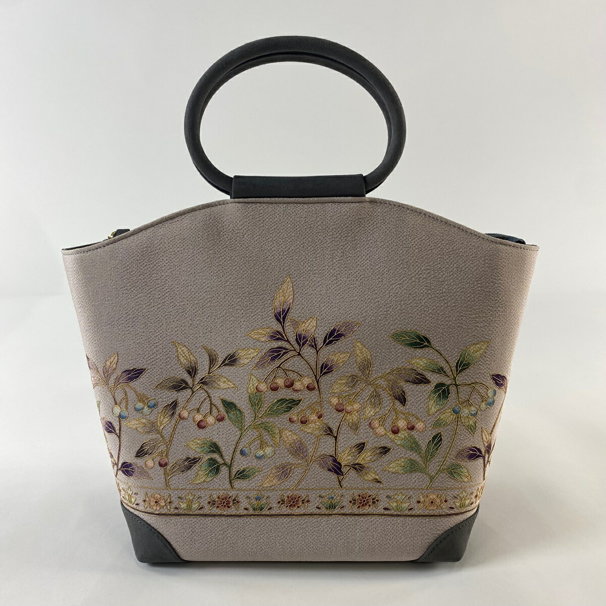 楽天市場】美品 岡重 謹製 OKAJIMA ハンドバッグ シェル型 京