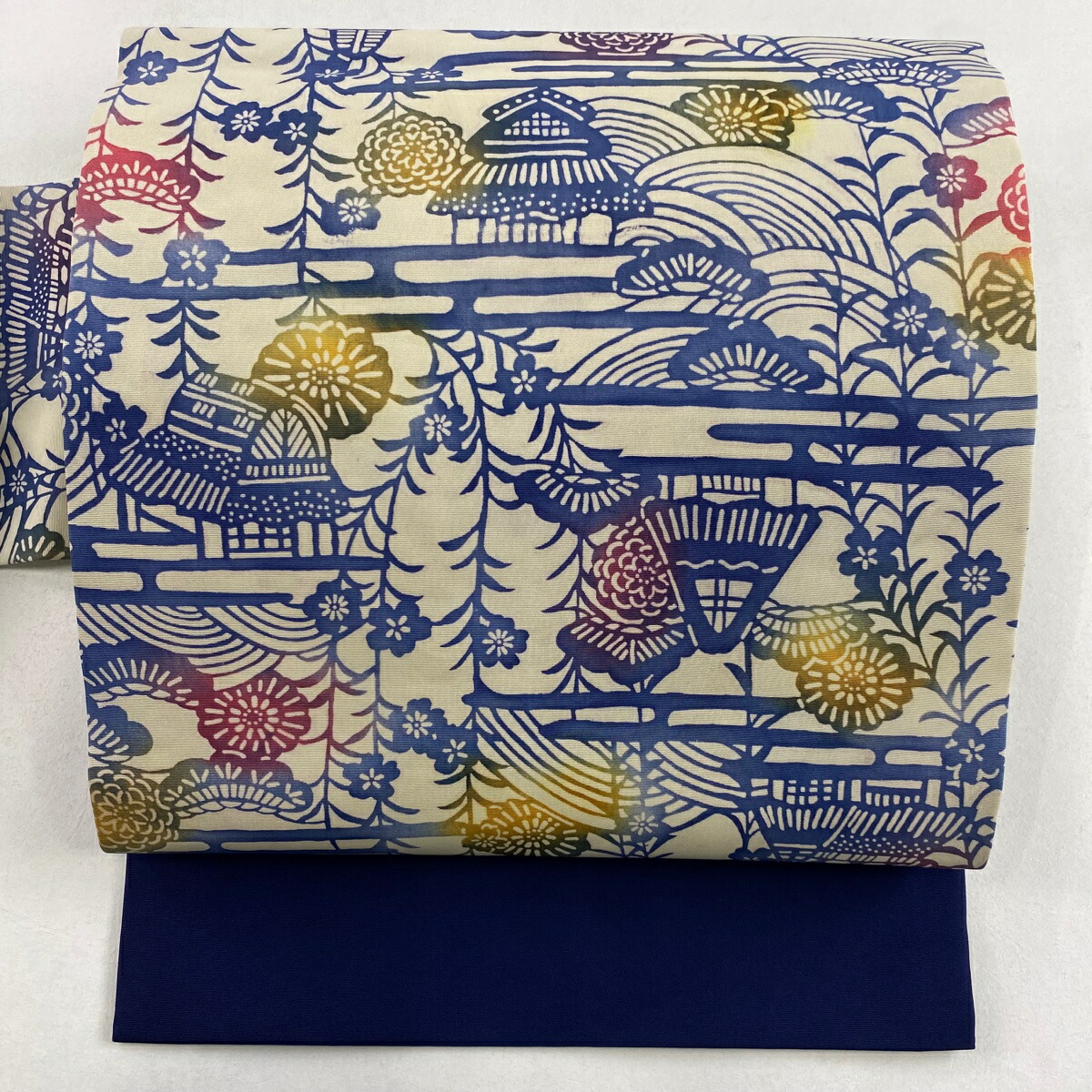 熊谷好博子☆名古屋帯☆木目調 乳白色☆好惣子落款有り 楽天市場】名古屋帯 名品 熊谷好博子 落款あり 木目 ぼかし