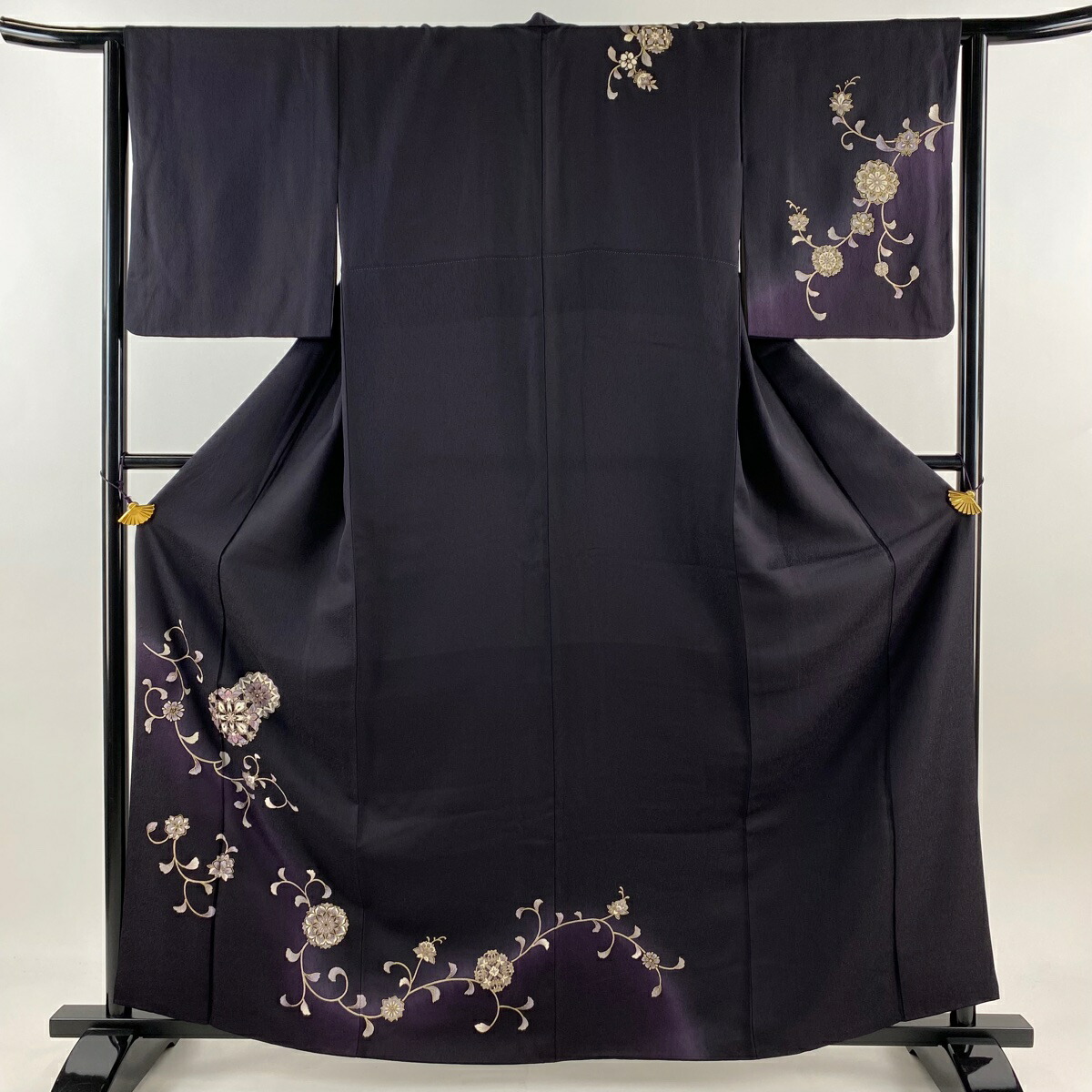 楽天市場】訪問着 身丈165cm 裄丈69cm L 袷 花唐草 金彩 ぼかし